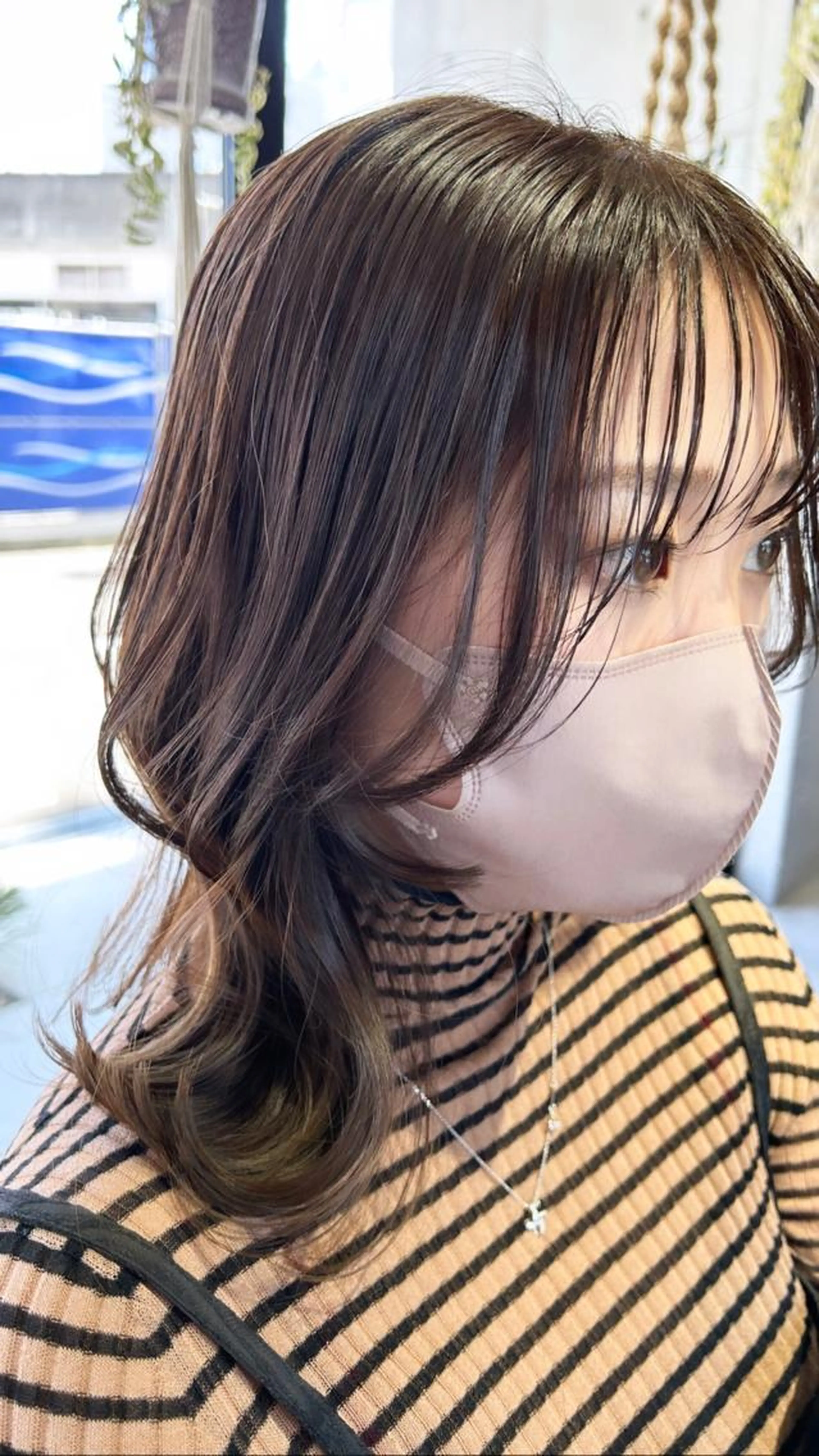 【ミニモ限定🌷】盛れる顔周りカット＋透明感抜群イルミナカラー＋内部補修4STEPトリートメント＋美髪クレンジングの写真