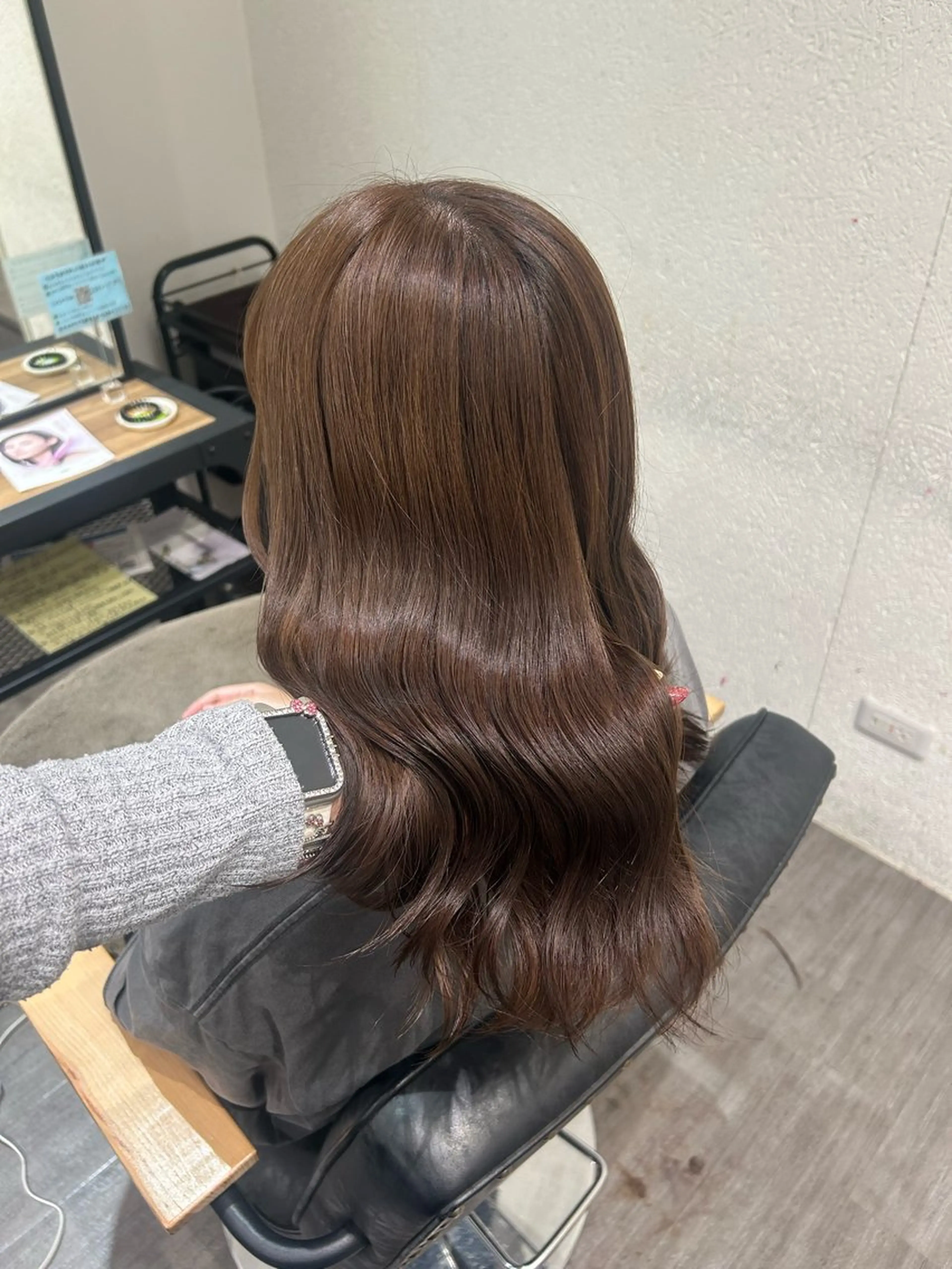 セミロング カラー ヘアアレンジ 透明感カラー cocotte 💟草間紫音💟のヘアスタイル