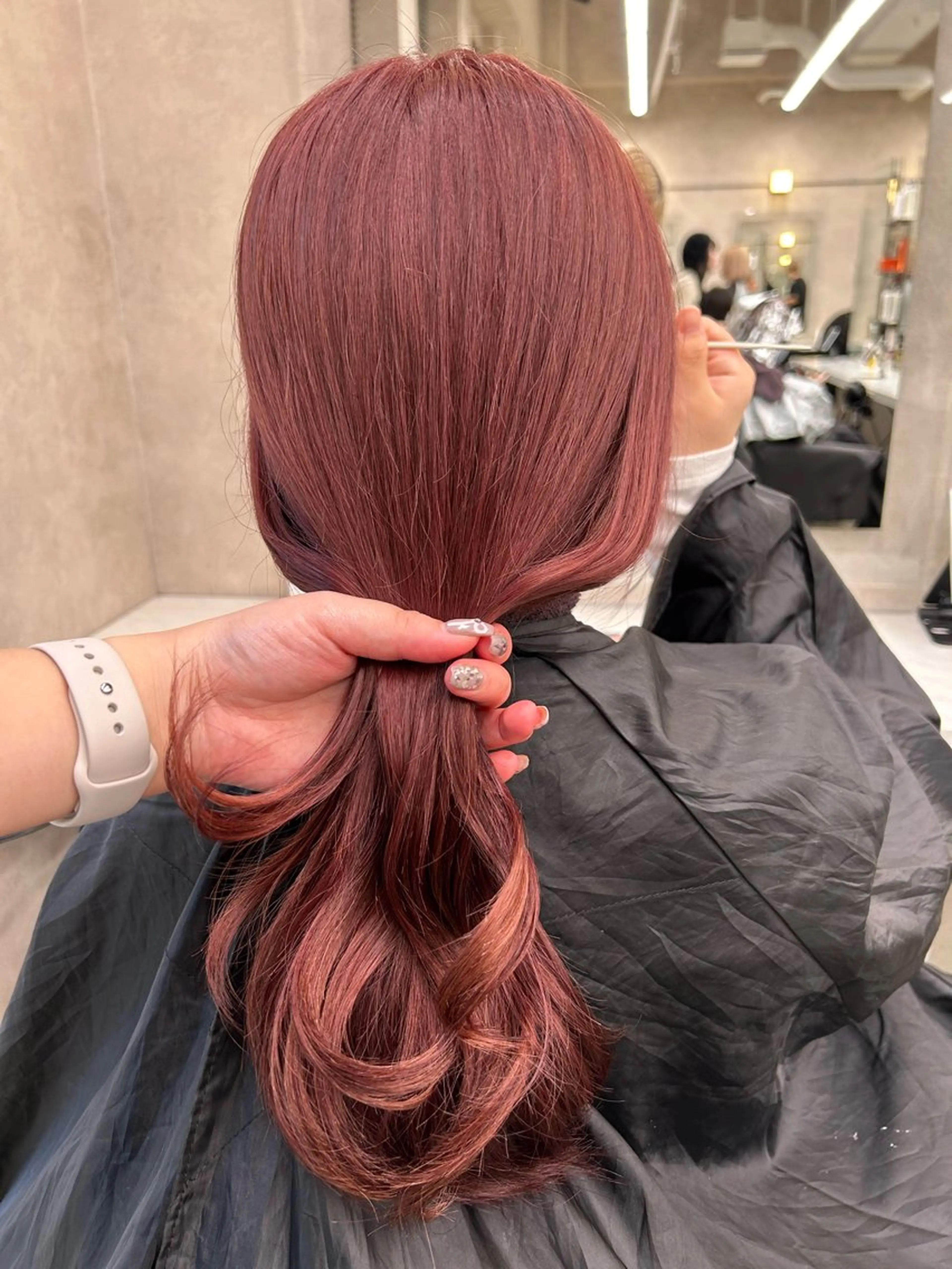 カラー 透明感ベージュ🤎 ナチュラルレイヤーのヘアスタイル