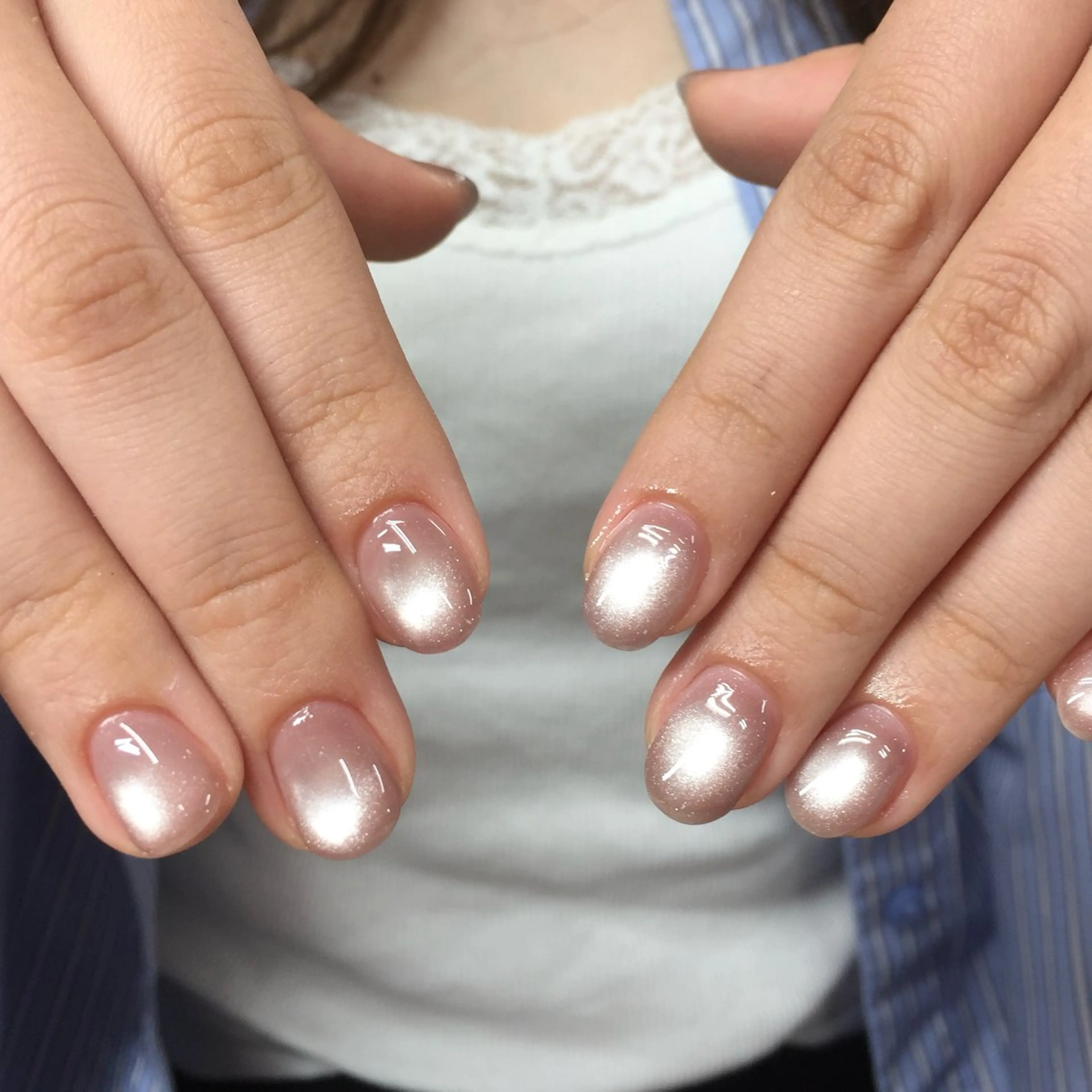 ネイル 氷ネイル・うるうるネイル ハンドネイル TOIRO yukaのネイルデザイン