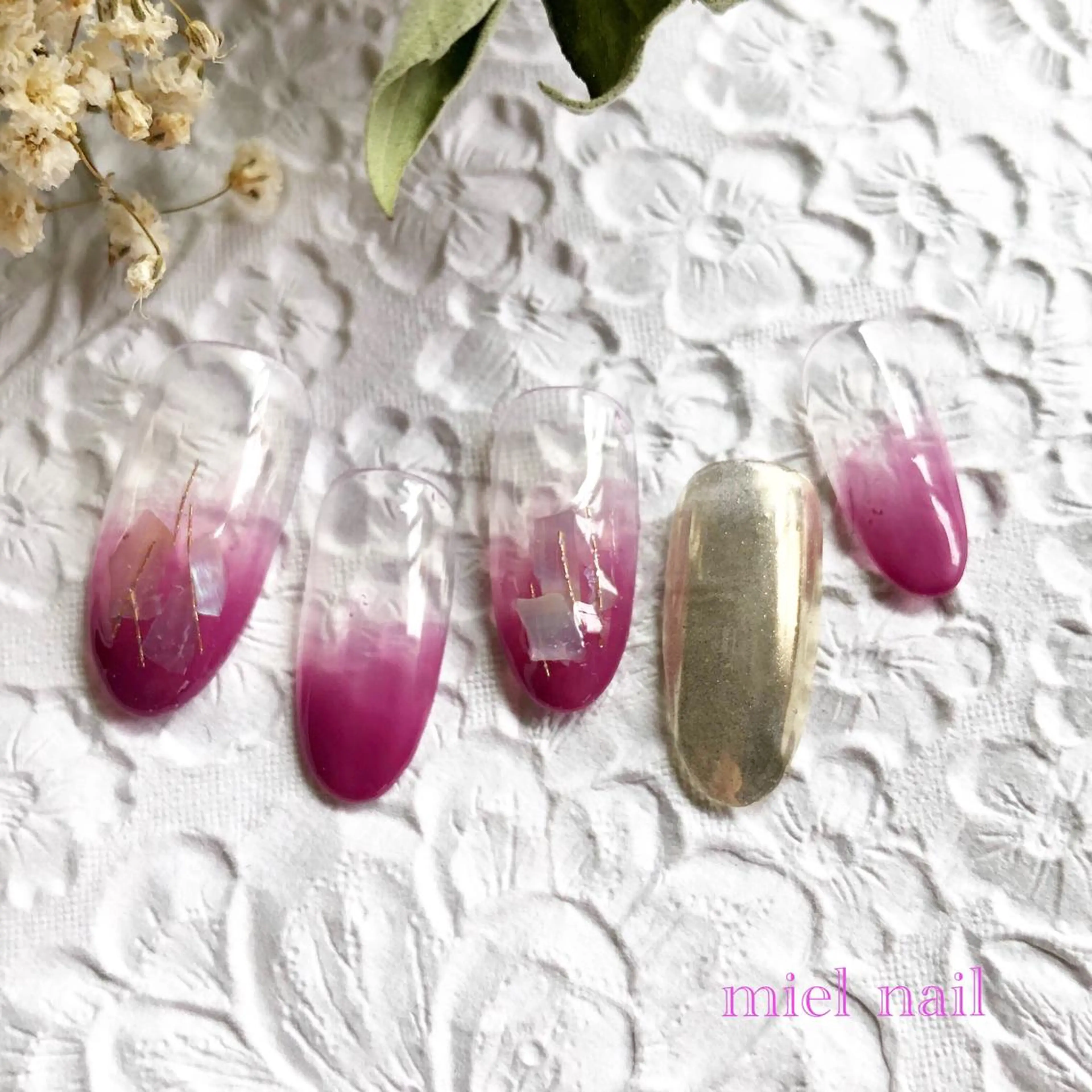 ネイル ハンドネイル miel nailのネイルデザイン