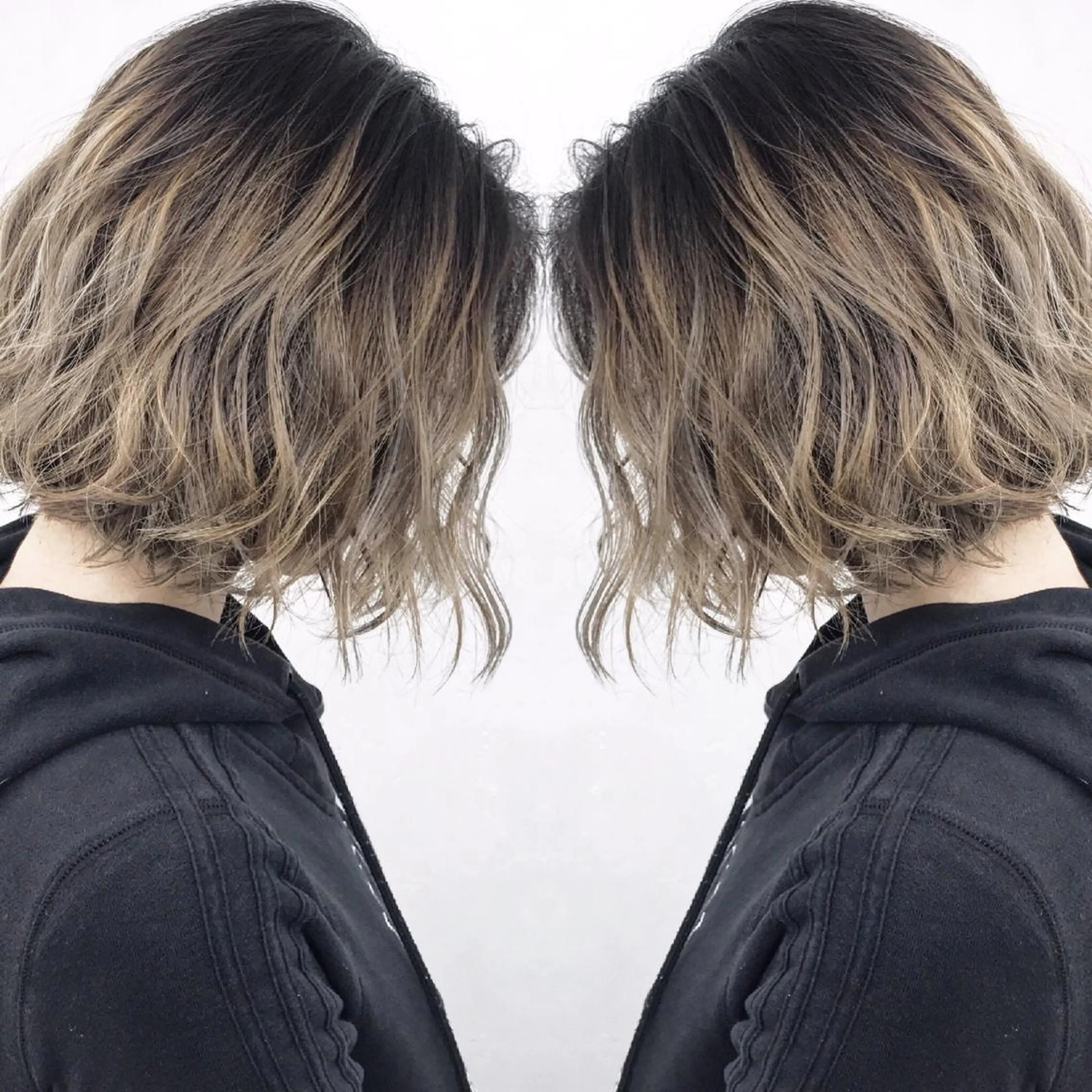 ショート カラー グラデーションカラー TATSUYA アートディレクターのヘアスタイル