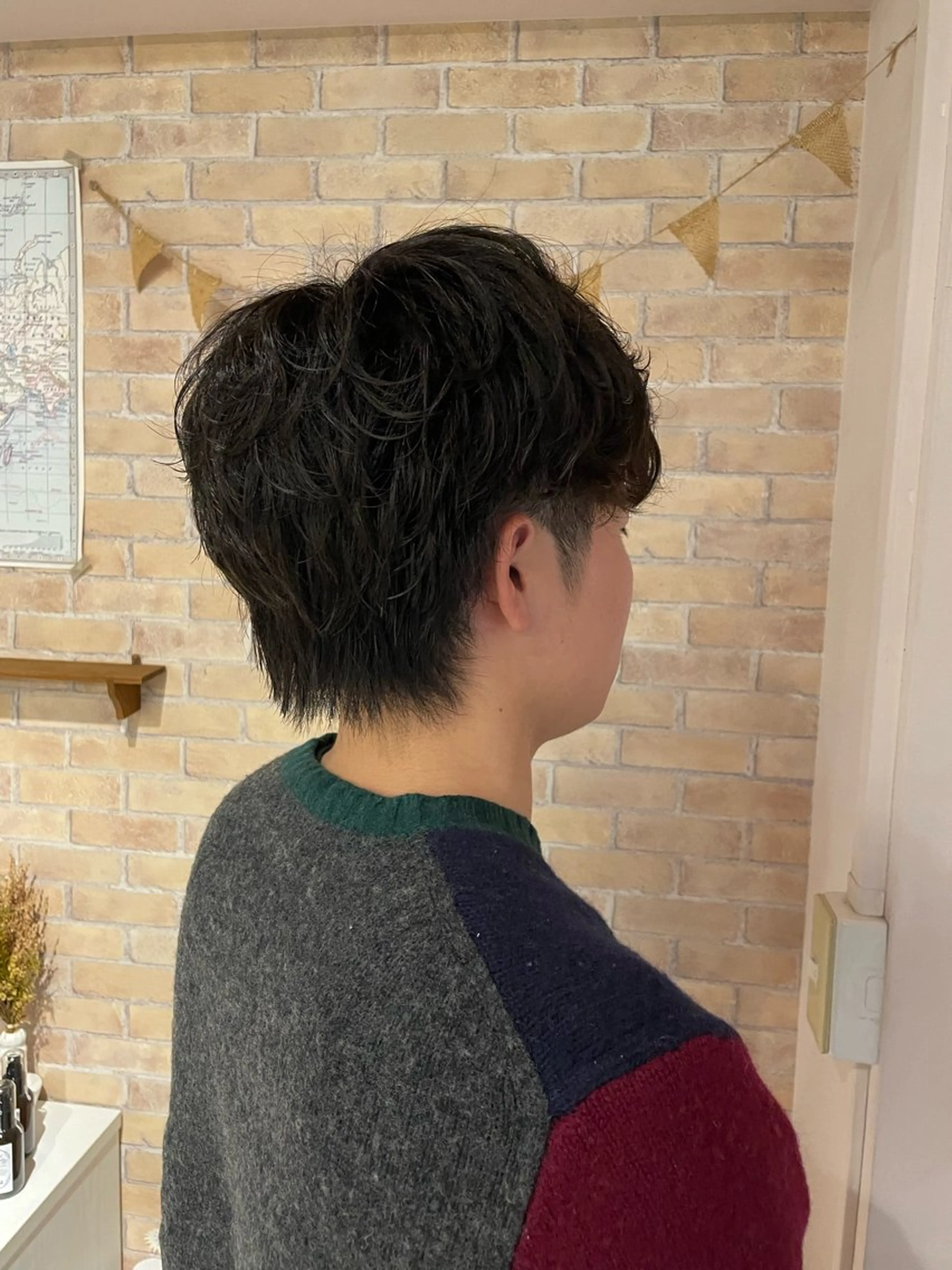 パーマ カット パーマ 西野 衣織のヘアスタイル