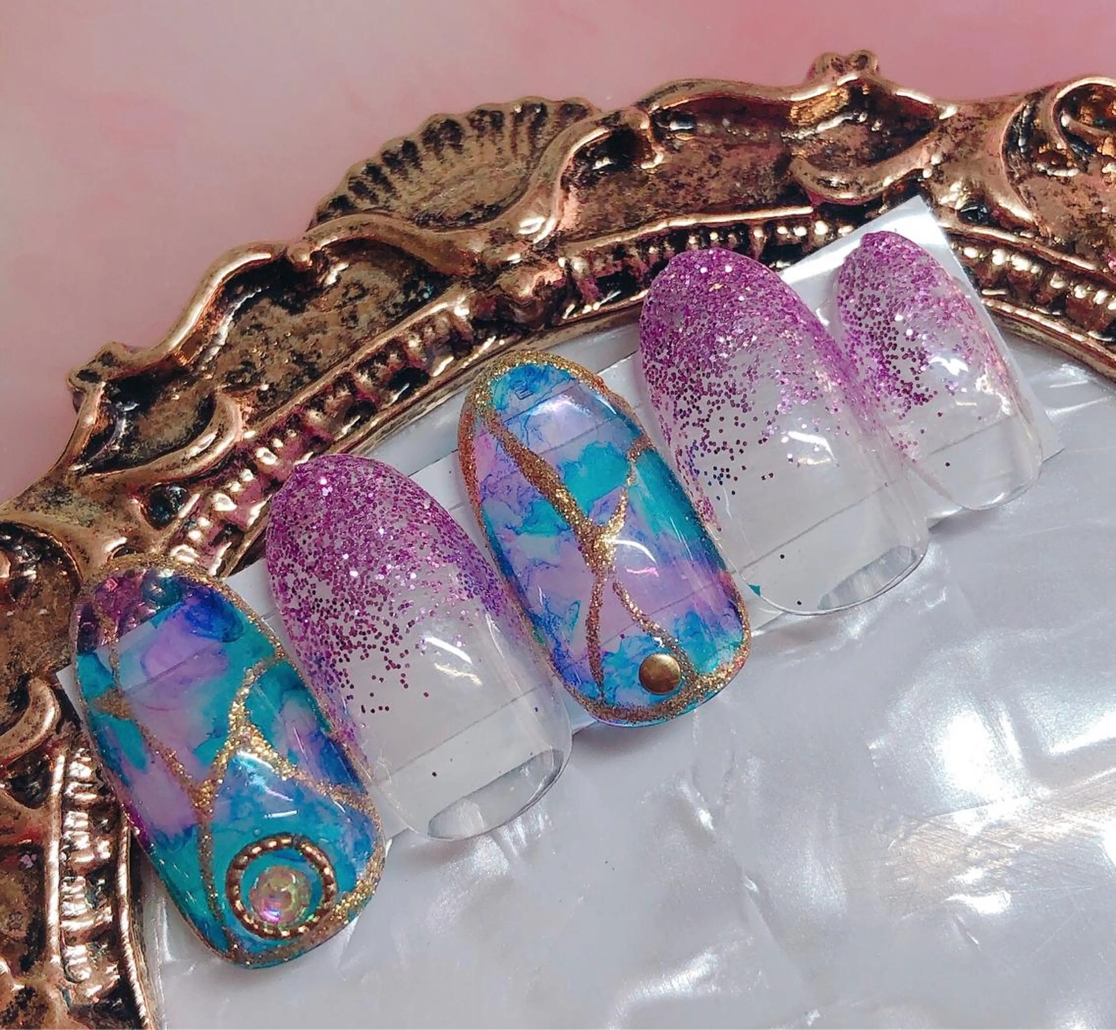 ネイル ハンドネイル CROWN プライベートサロンのネイルデザイン