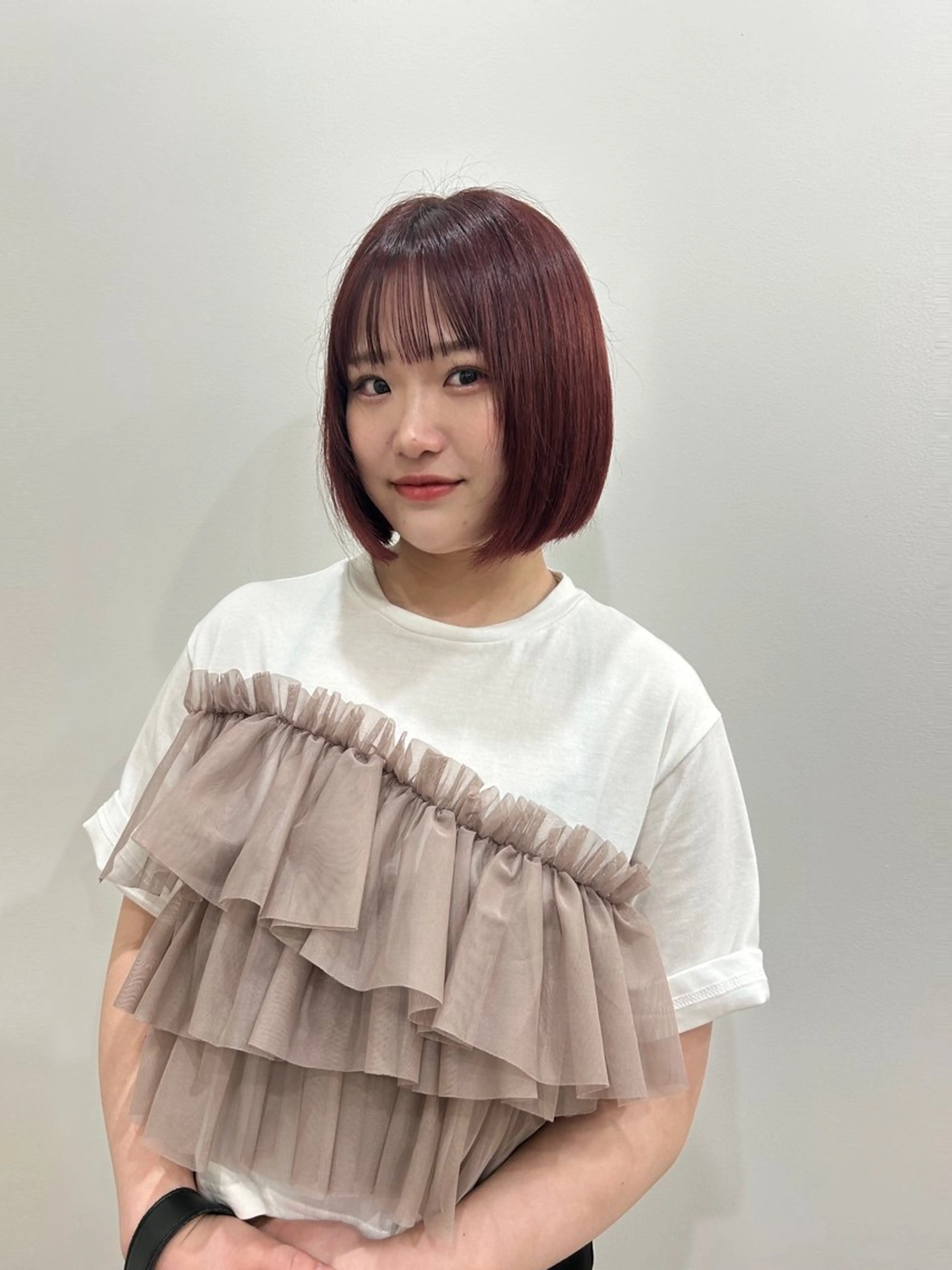 ミディアム カット hair&eye🎀 /momoKaのヘアスタイル