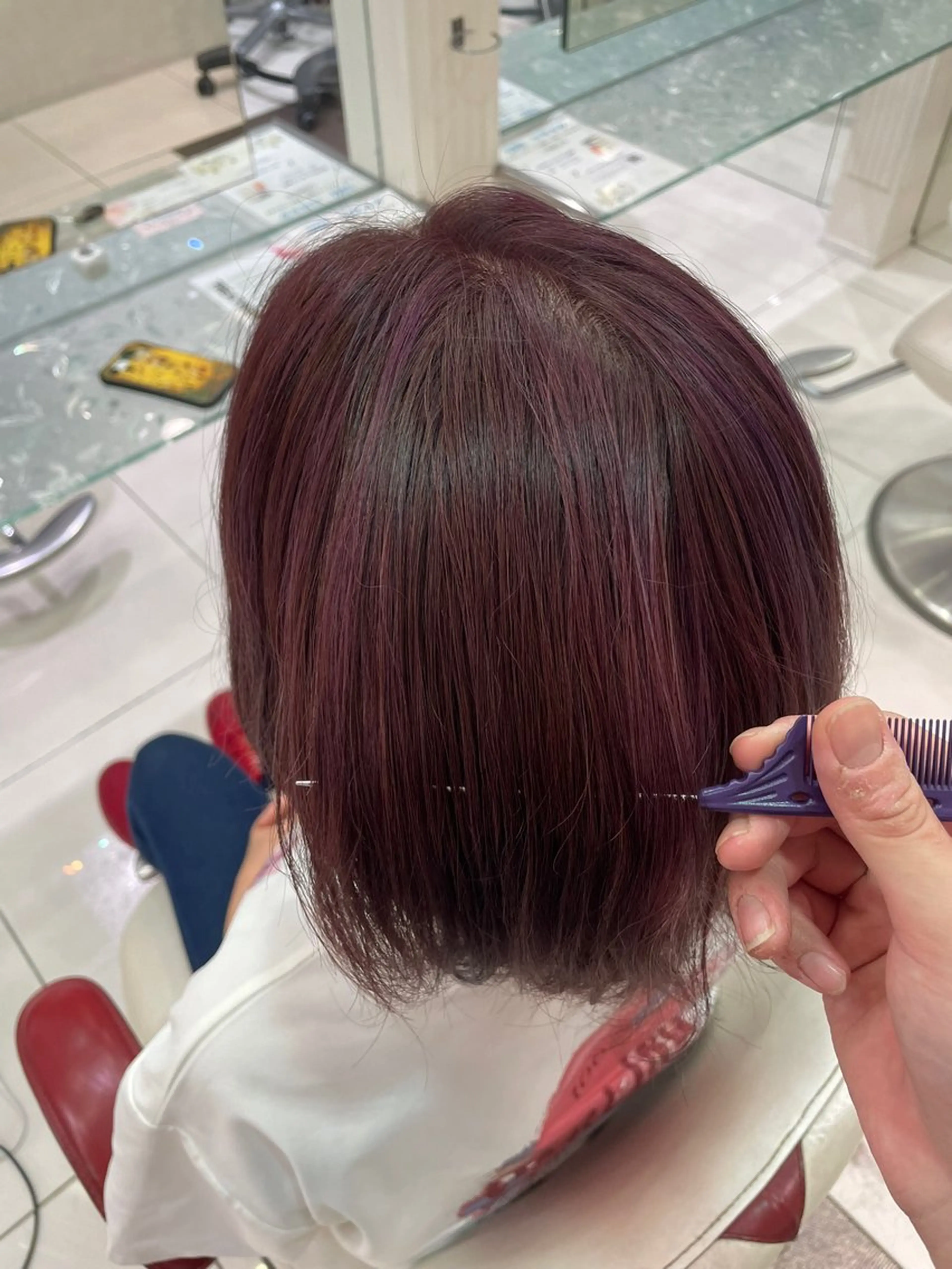 ショート カラー カット ヘアカラー EARTH 新長田店 西尾 由梨のマツエク・マツパデザイン