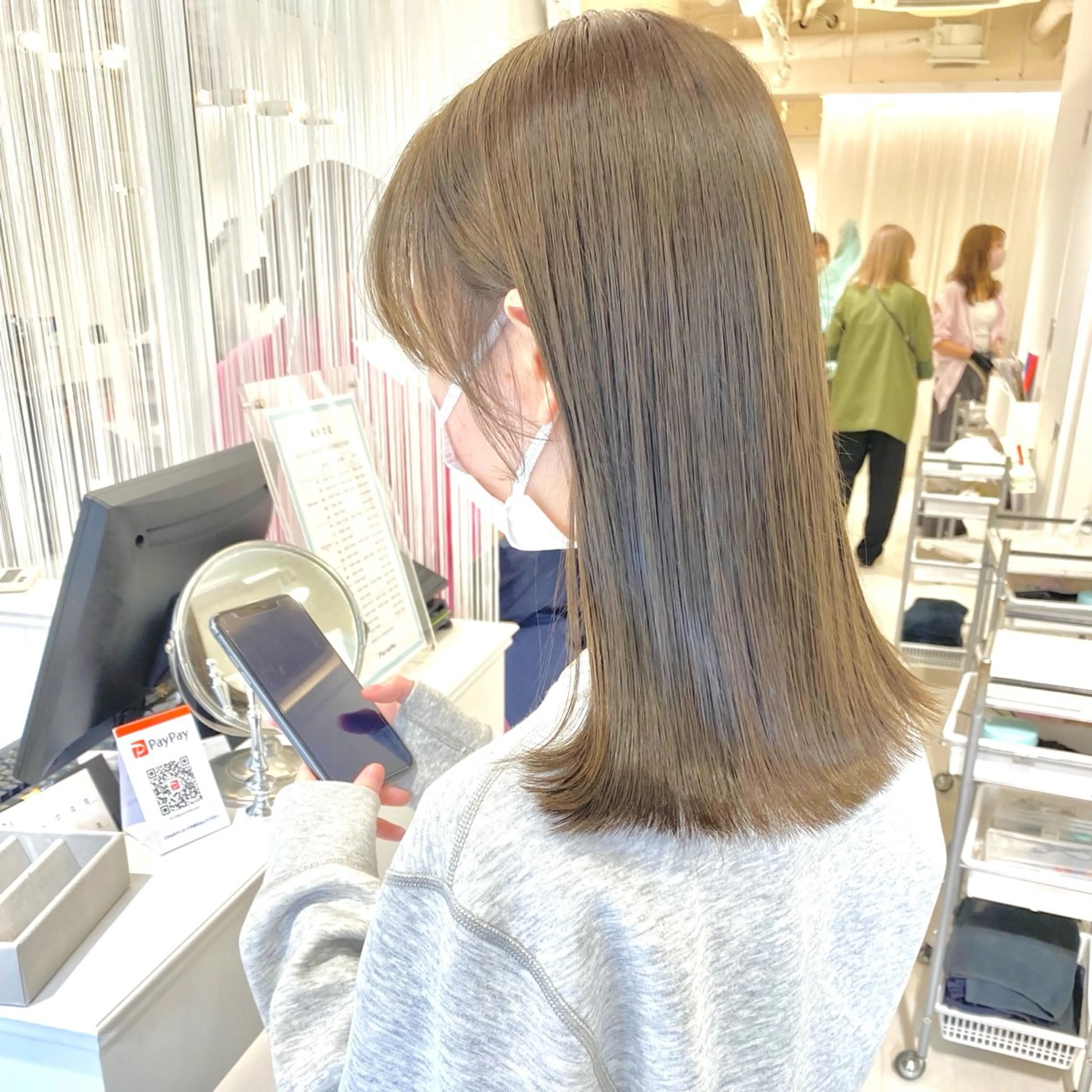 U24🐑 初カラーの方におすすめ✨【ブリーチ】＋【カラー】＋【Aujua 4stepトリートメント】🫧の写真