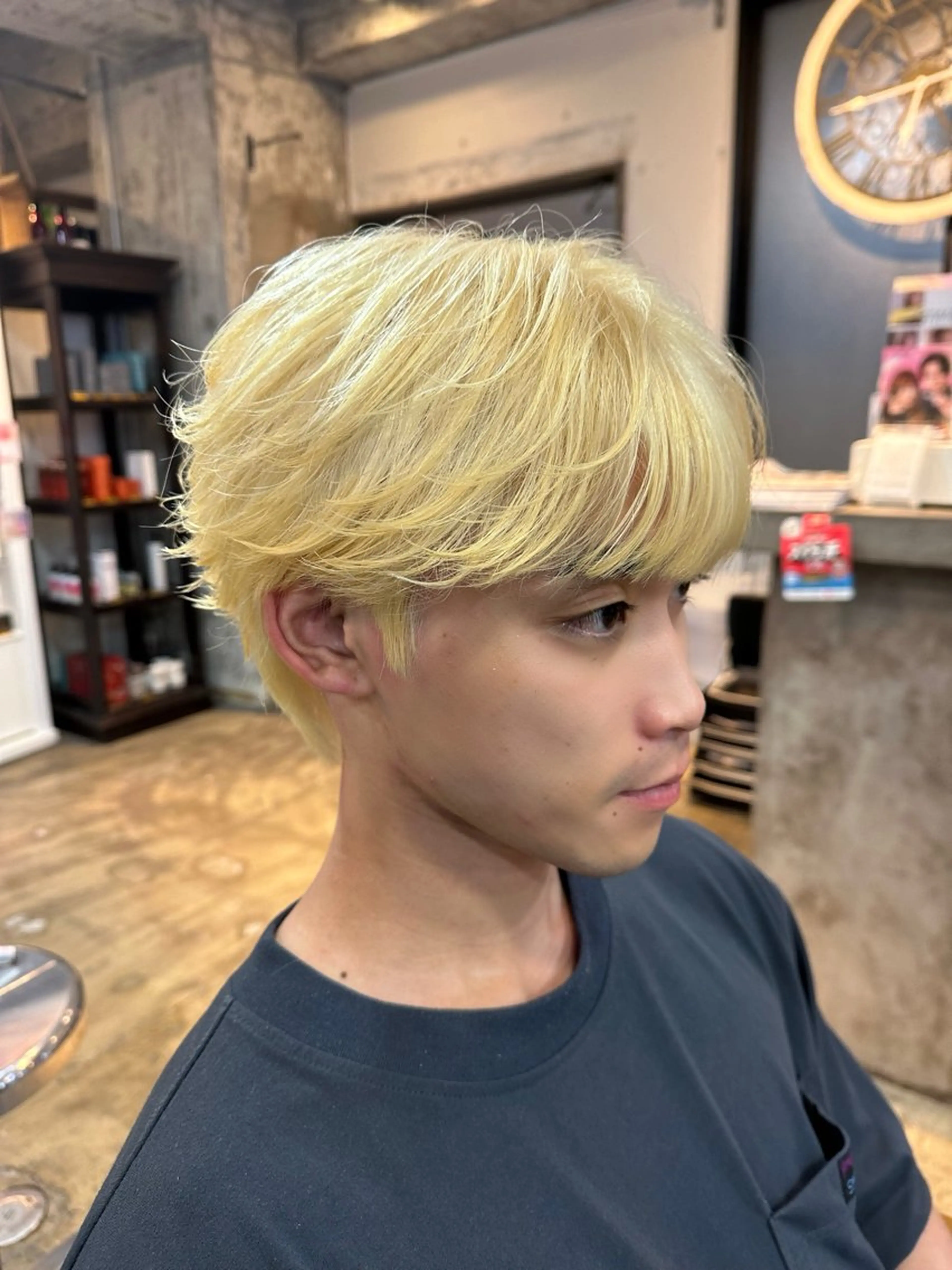 カラー パーマ メンズ 【pia】 江田岳斗のヘアスタイル