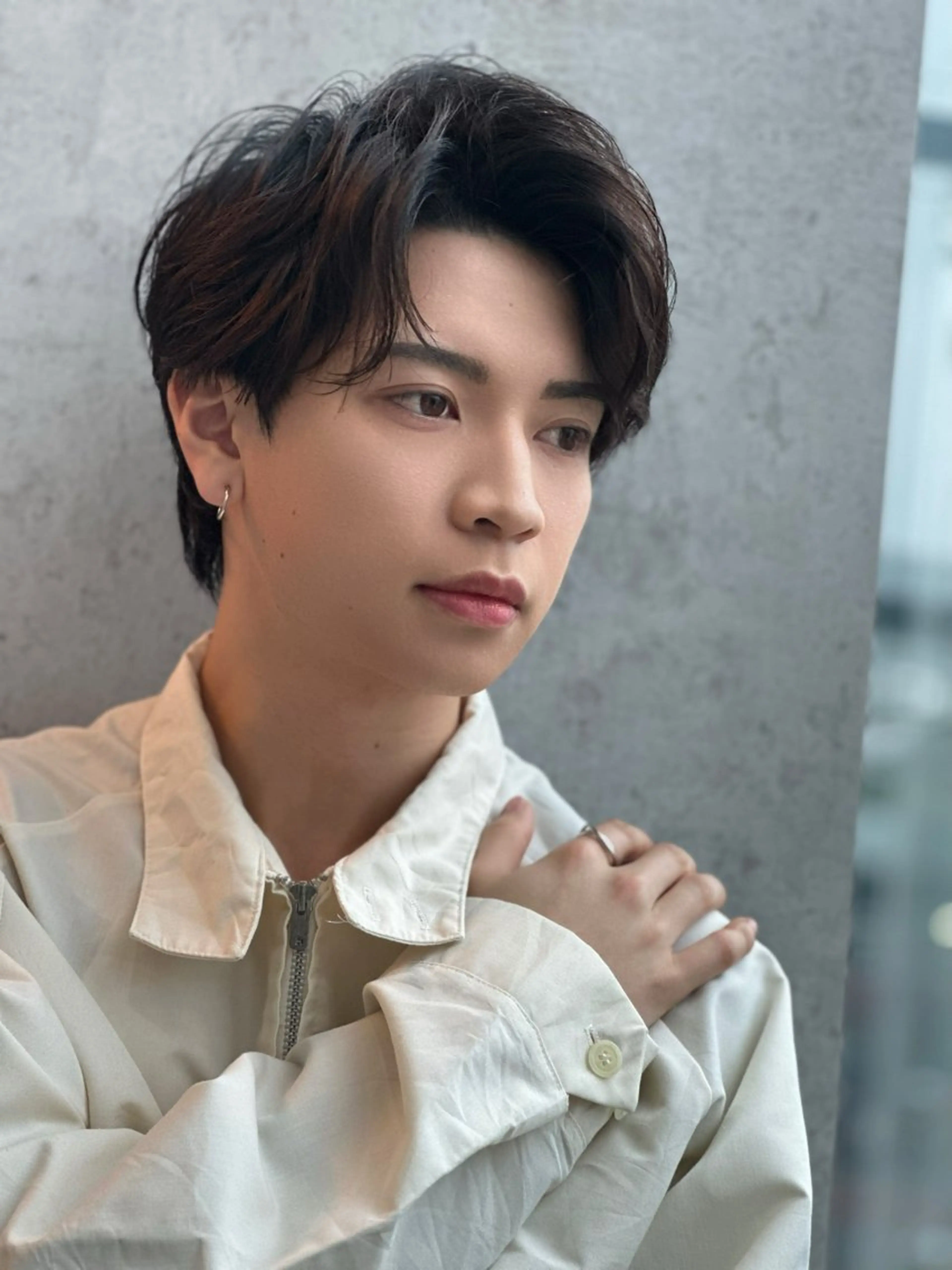 ショート カラー パーマ メンズ アップバング ダウンパーマ メンズパーマ シャドーパーマ メンズツイストパーマ カット パーマ ヘッドスパ 朝楽メンズパーマ 🥇メンズカット吉田のヘアスタイル