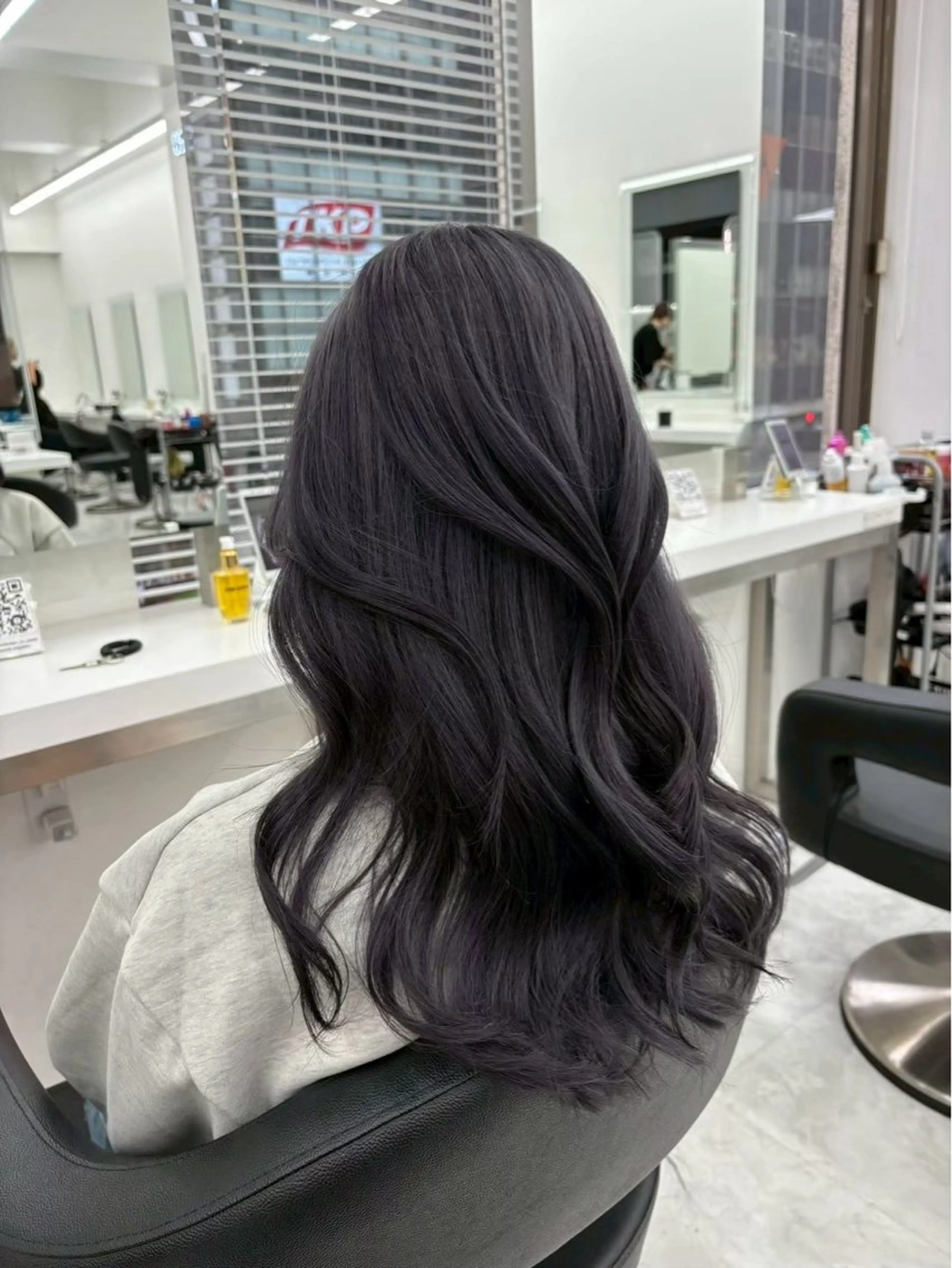 ロング カラー カット ヘアカラー トリートメント ヘッドスパ y2k✩︎⡱レイヤー ウルフ/オリーブ🍀のヘアスタイル