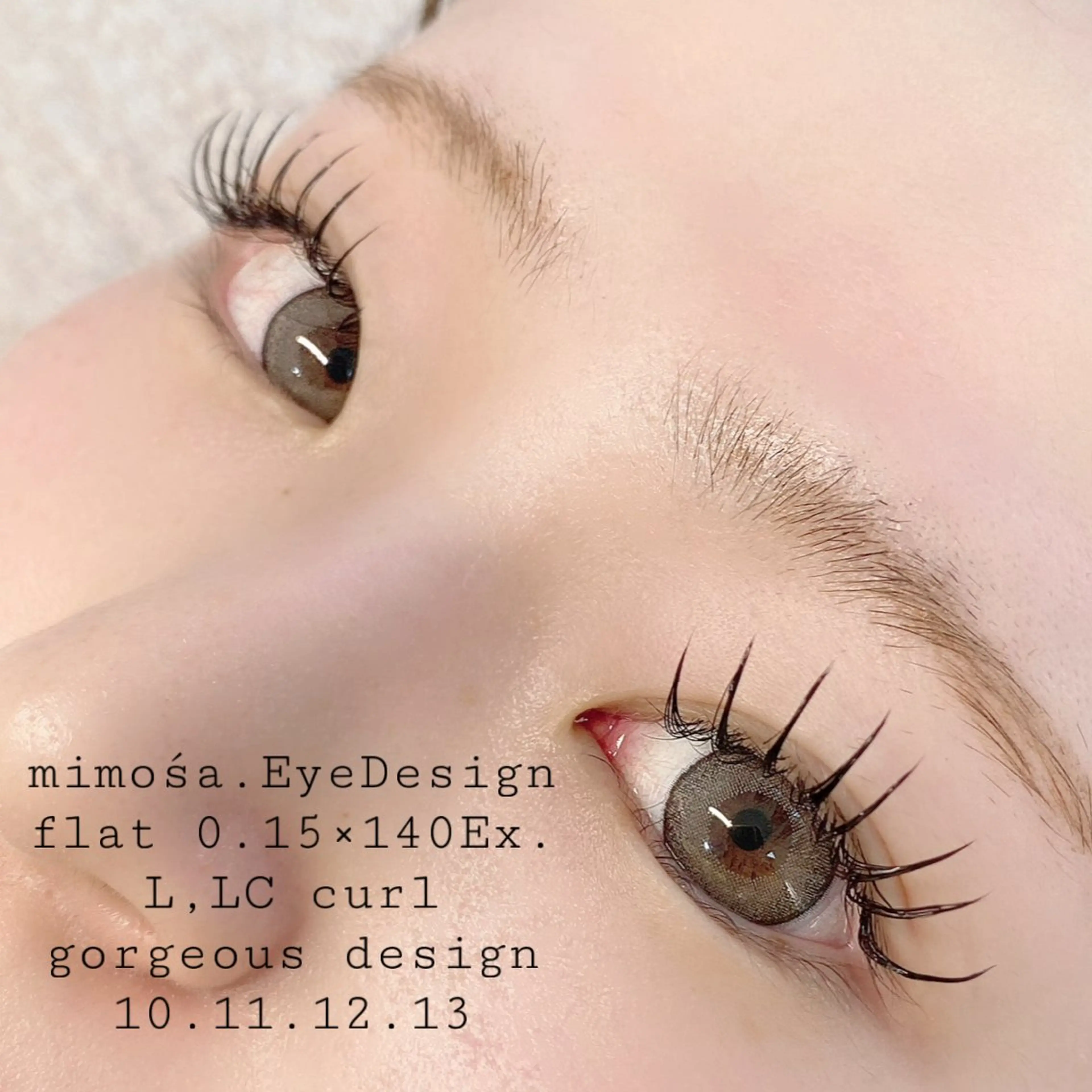 マツエク・マツパ マツエク mimośa. EyeDesignのマツエク・マツパデザイン