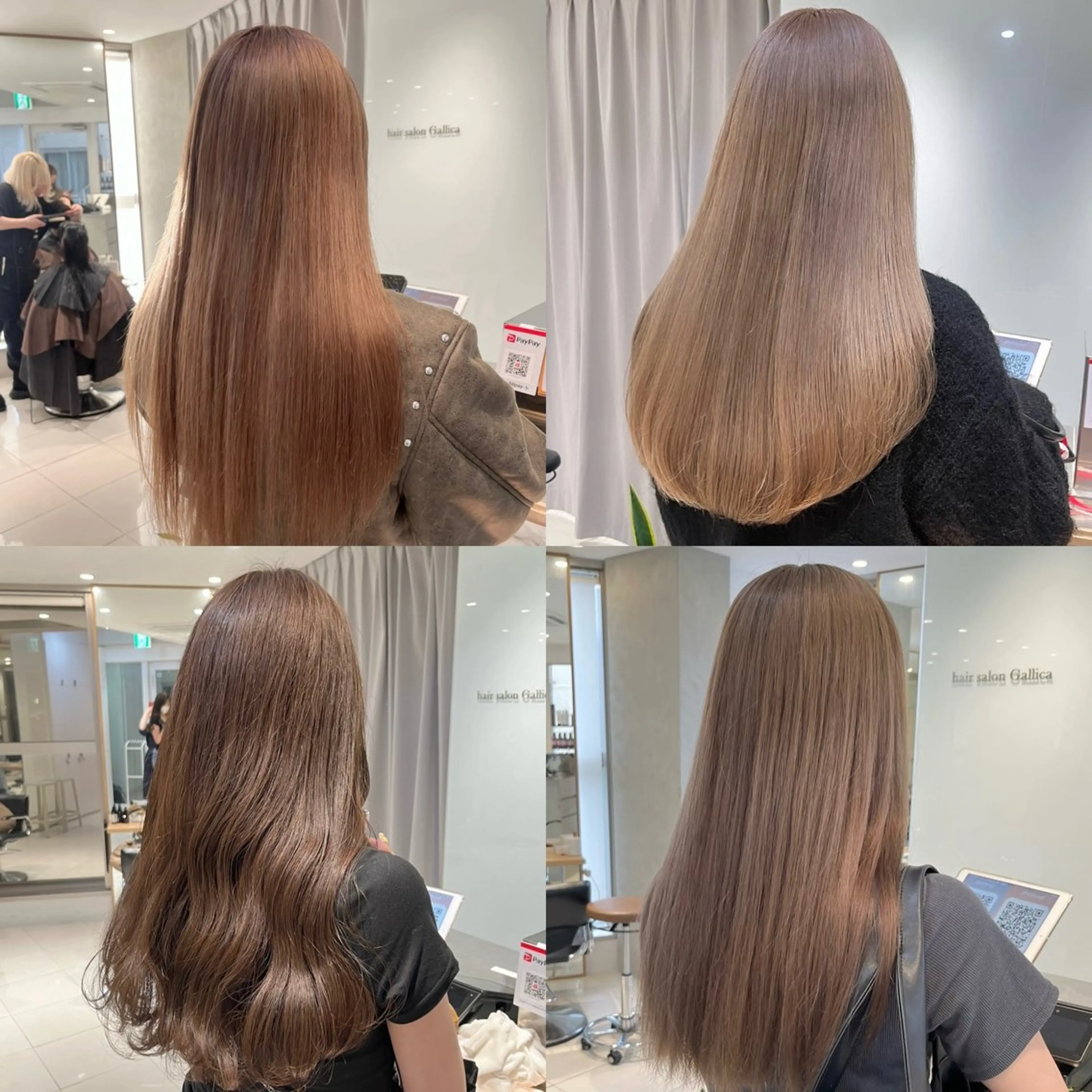 ロング ヘアカラー トリートメント ヘッドスパ ヘアセット MAYU/上質ハイト ーン/レイヤーのヘアスタイル