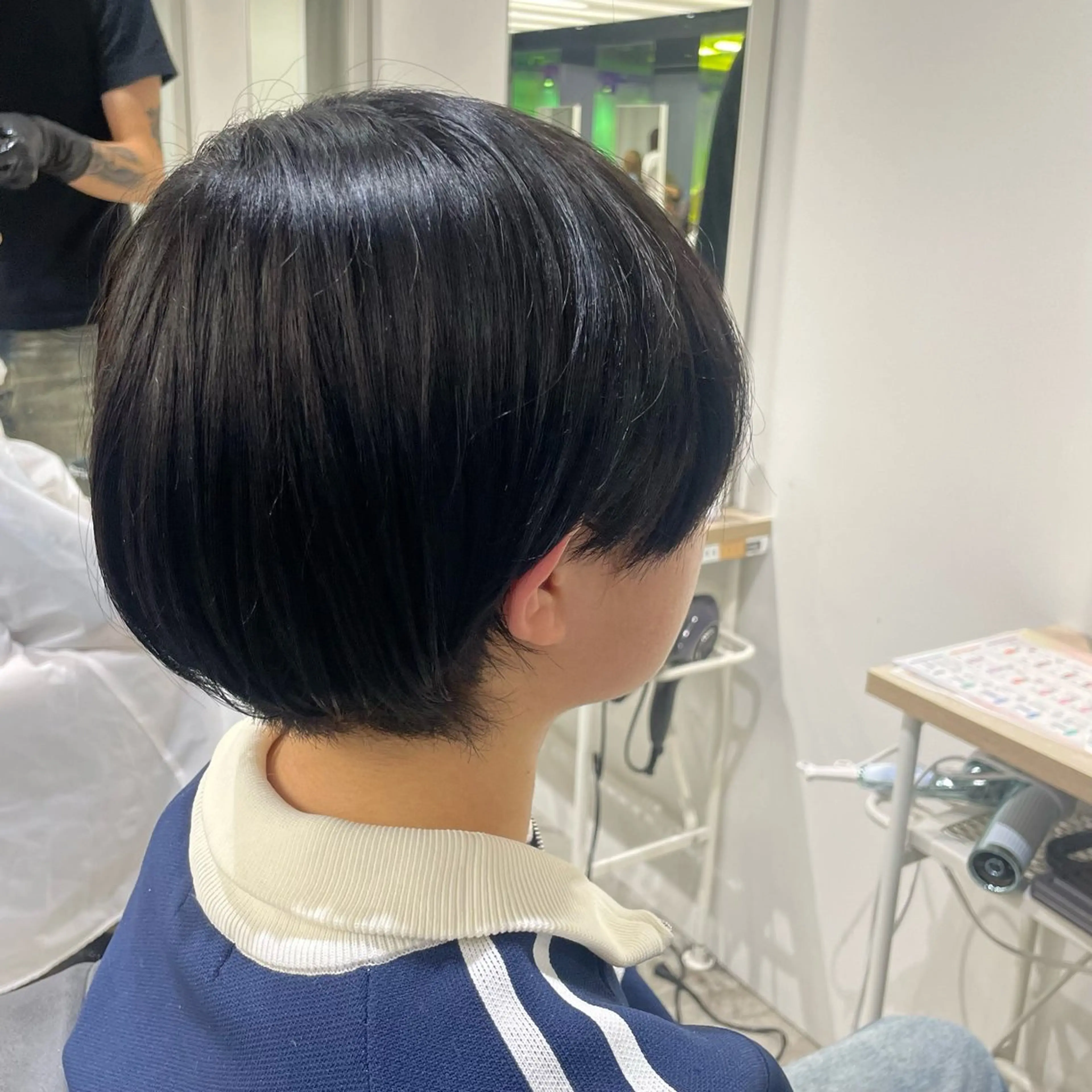 ショート ヘアカラー ななみ.⋆𝜗𝜚 暖色艶カラー/まつパのヘアスタイル