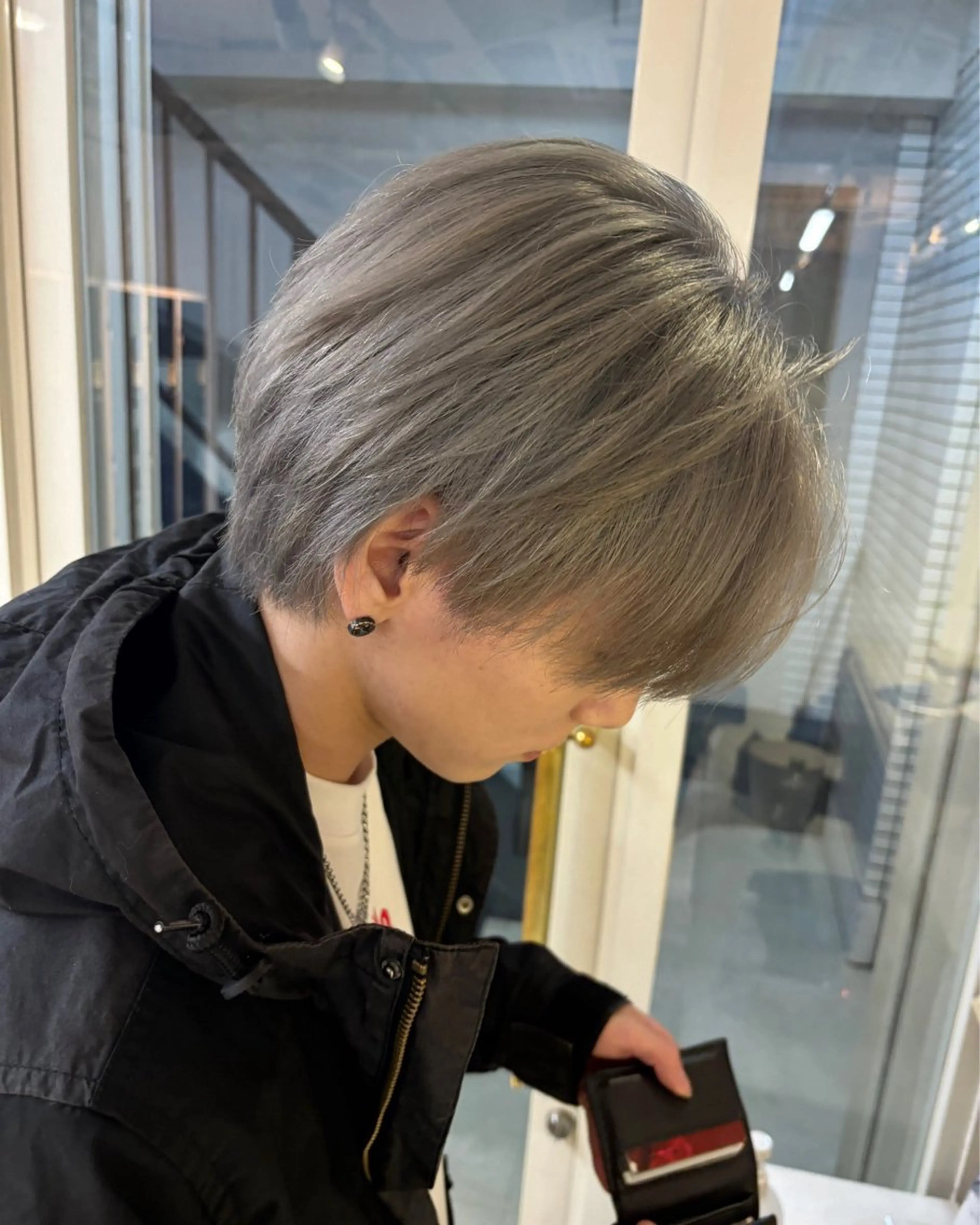 メンズ レイヤーカット/ ハイトーン/ミノリのヘアスタイル