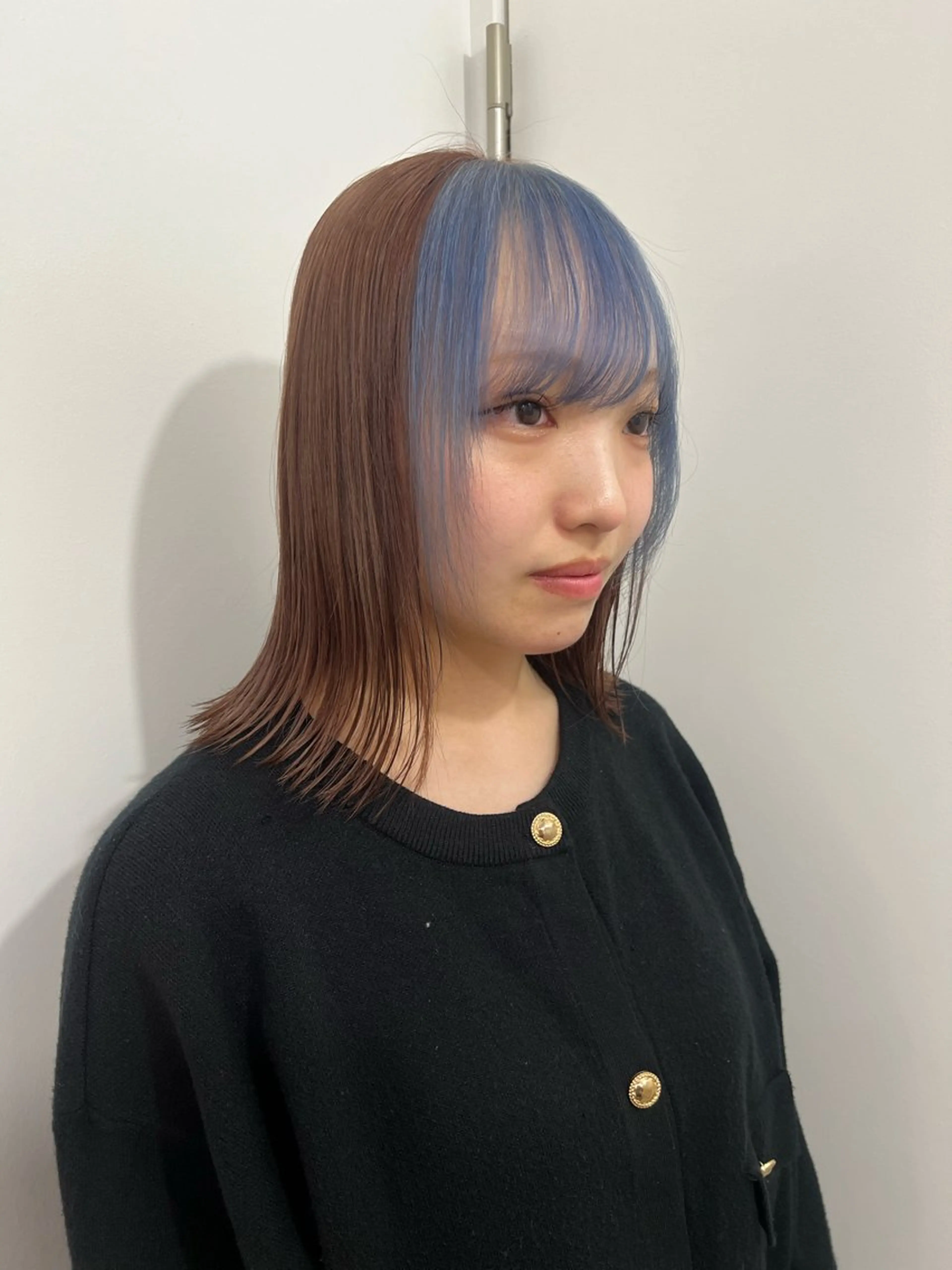 ミディアム ヘアカラー トリートメント 💥ウルフカット デザインあんな💥のヘアスタイル