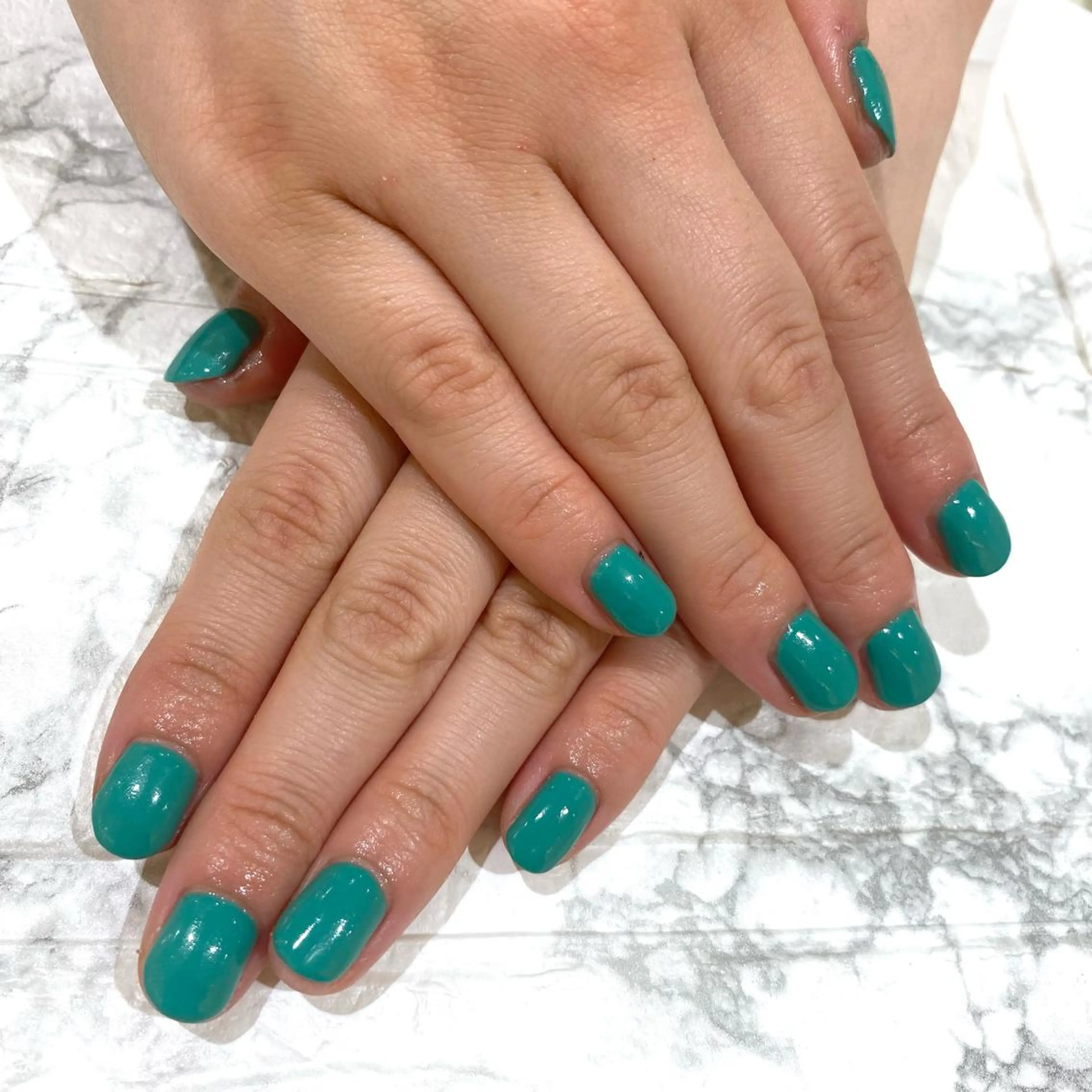 ネイル グリーン 🥀たなか れね🍋のマツエク・マツパデザイン