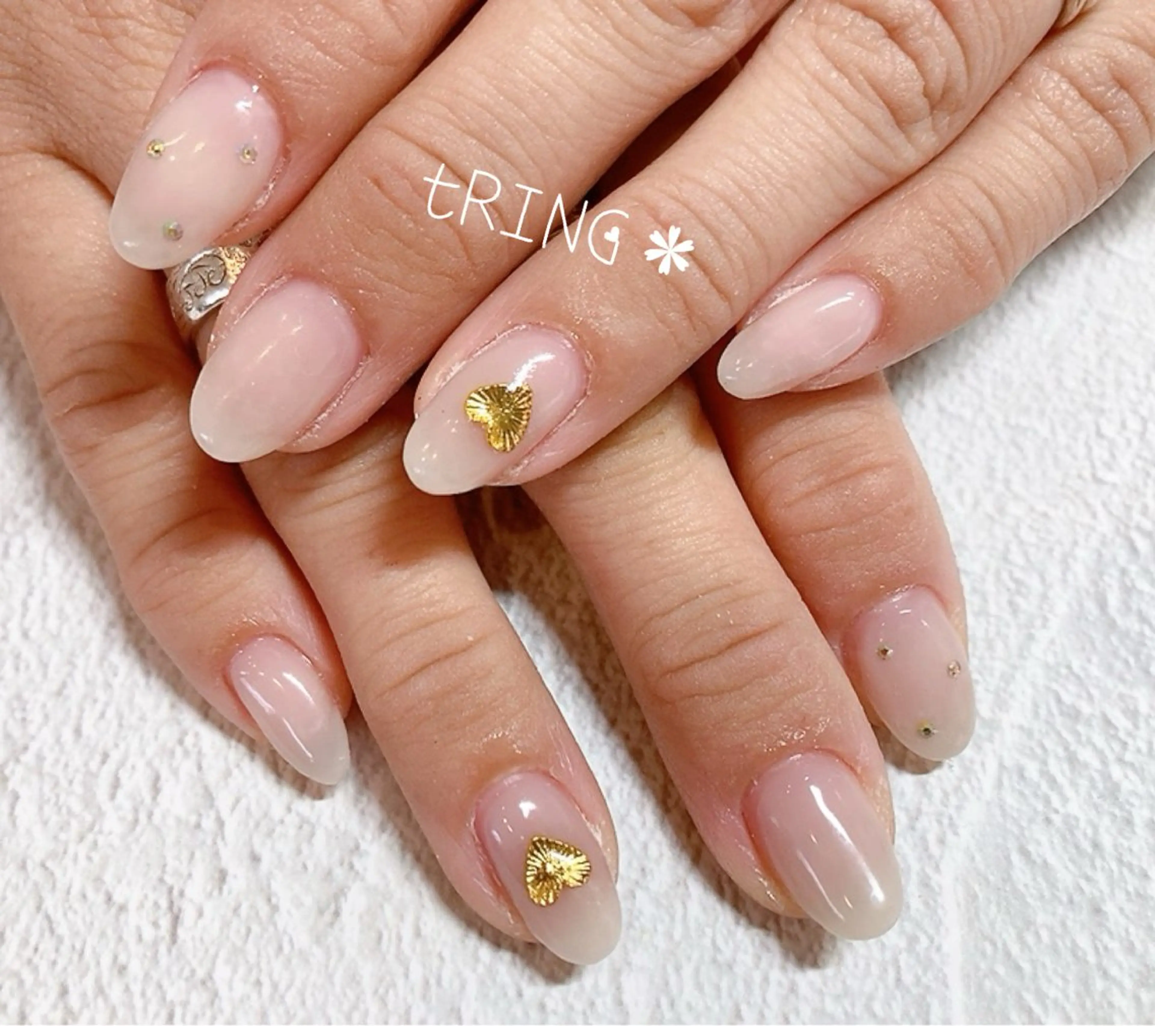 ネイル ハンドネイル tRING＊ しいの木台のネイルデザイン