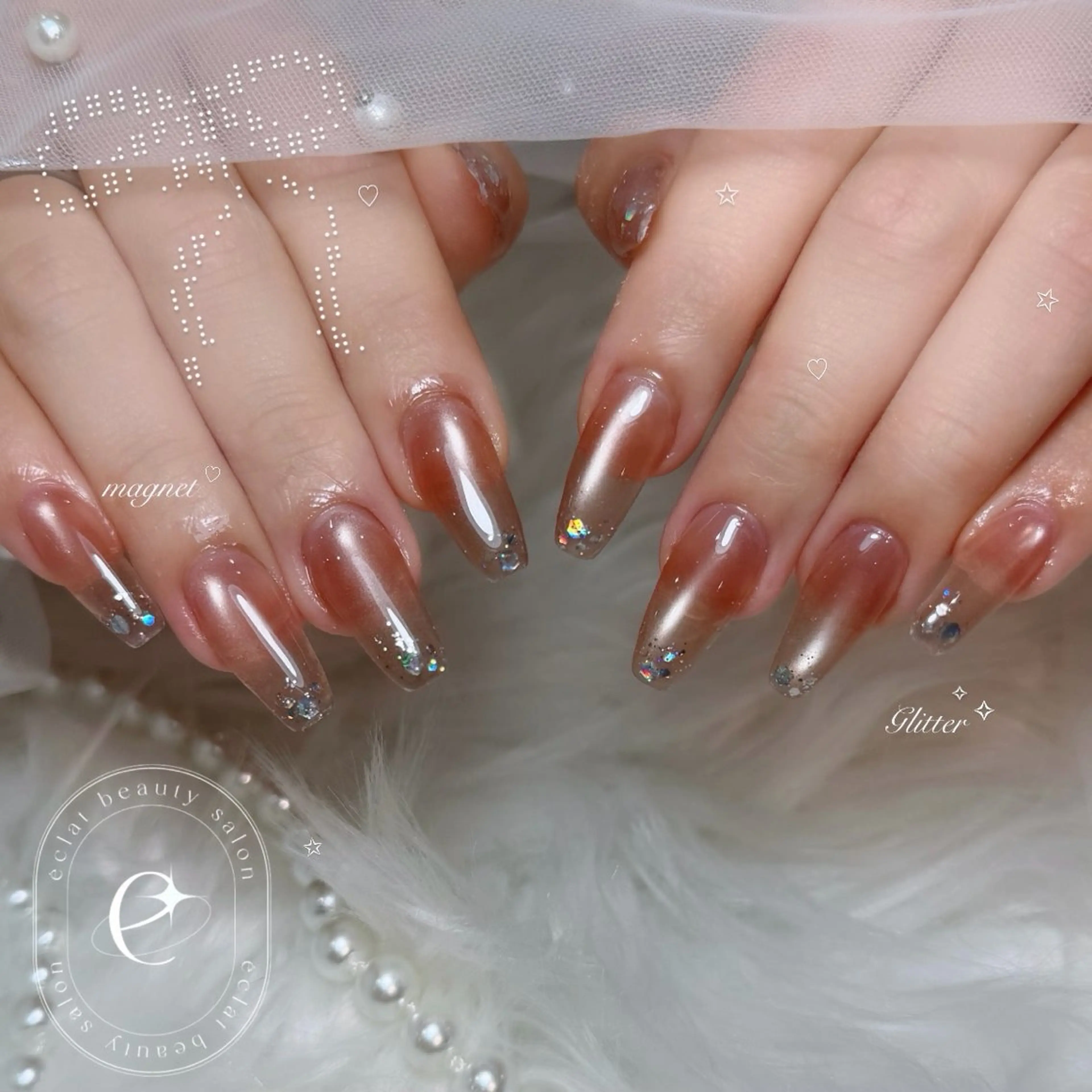ネイル ハンドネイル eclat Kaedeのネイルデザイン