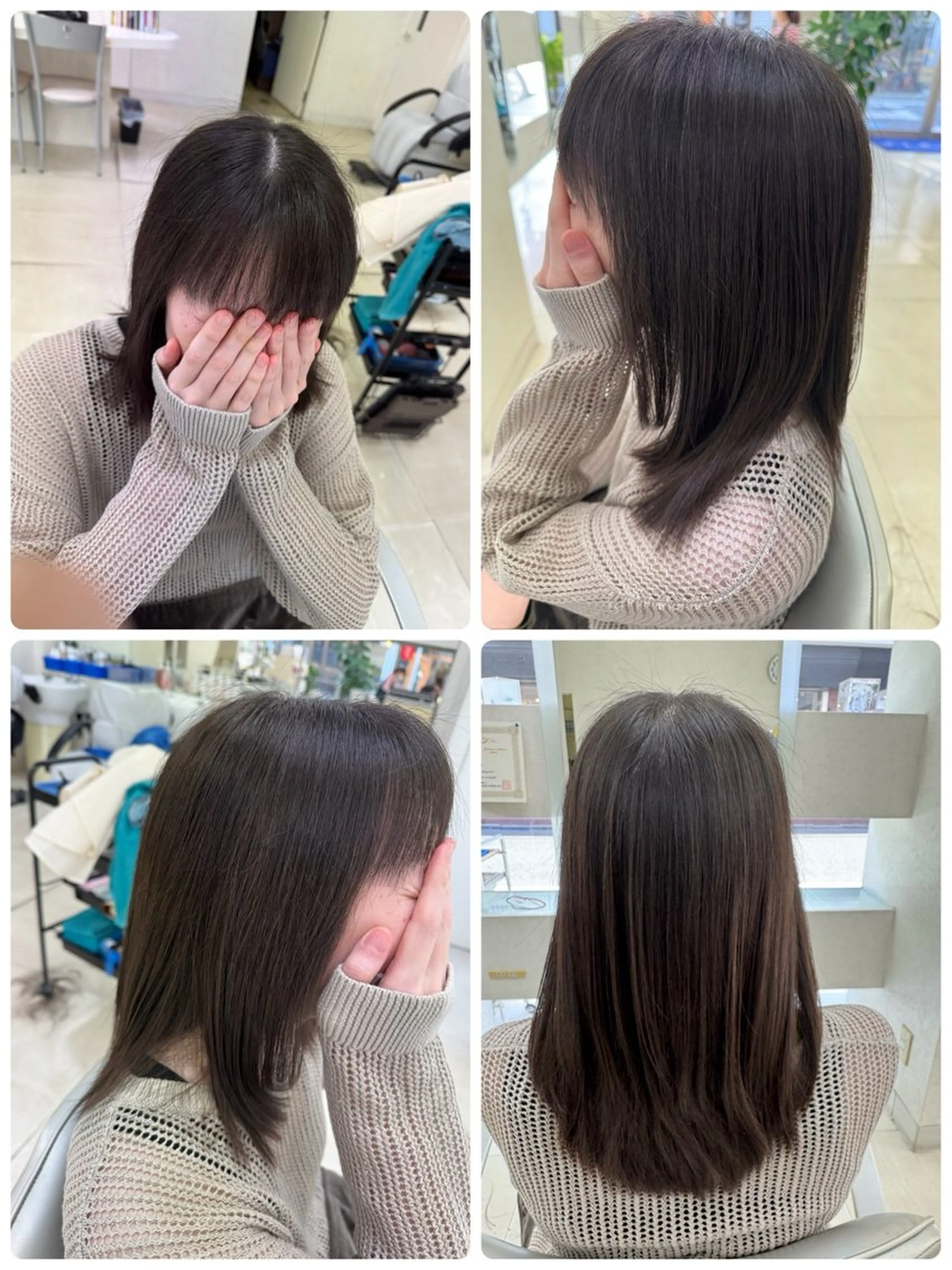 ロング タカハシ リナのヘアスタイル