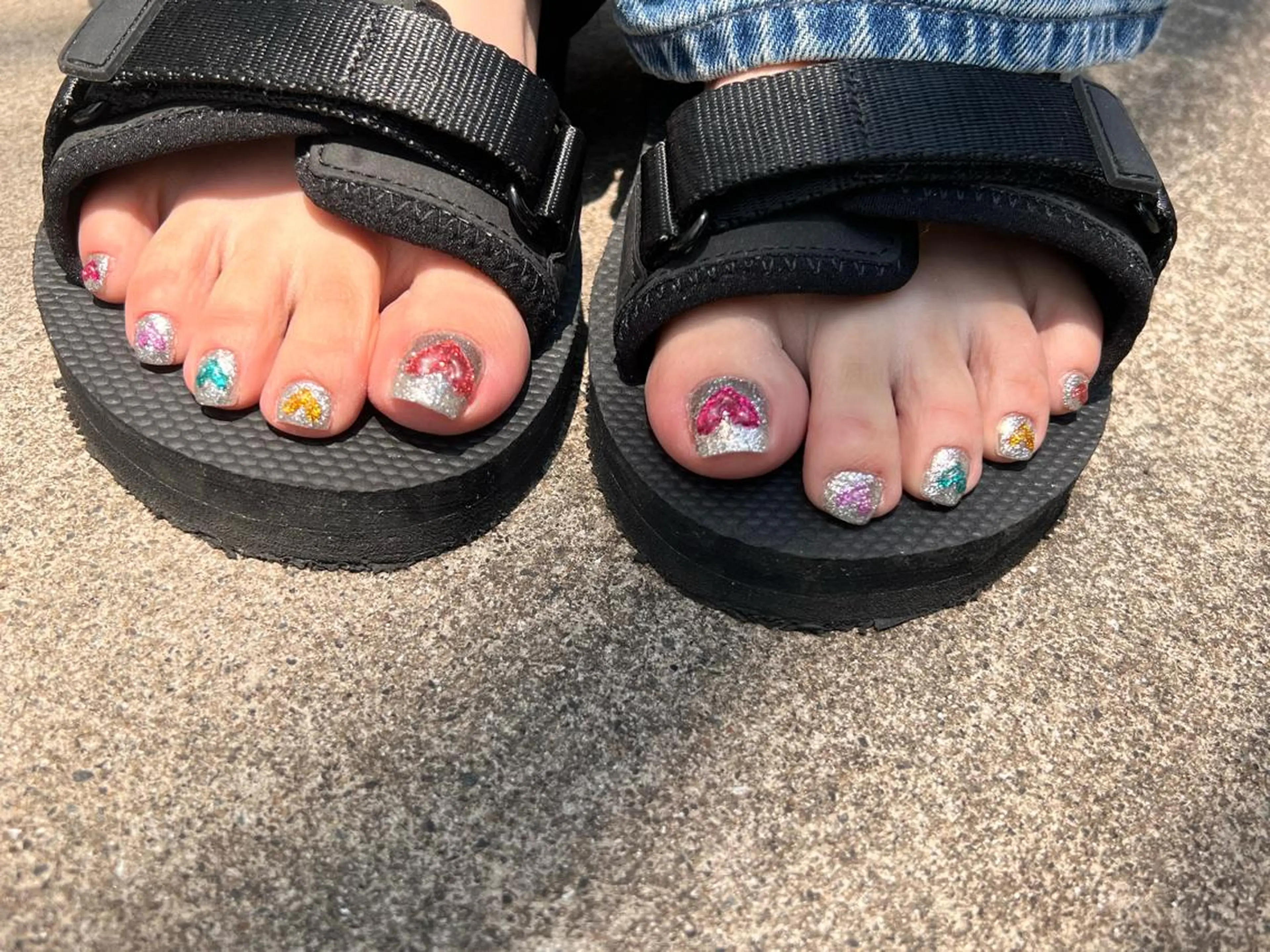 フットジェルネイルワンカラー初回オフ無料(平日)の写真