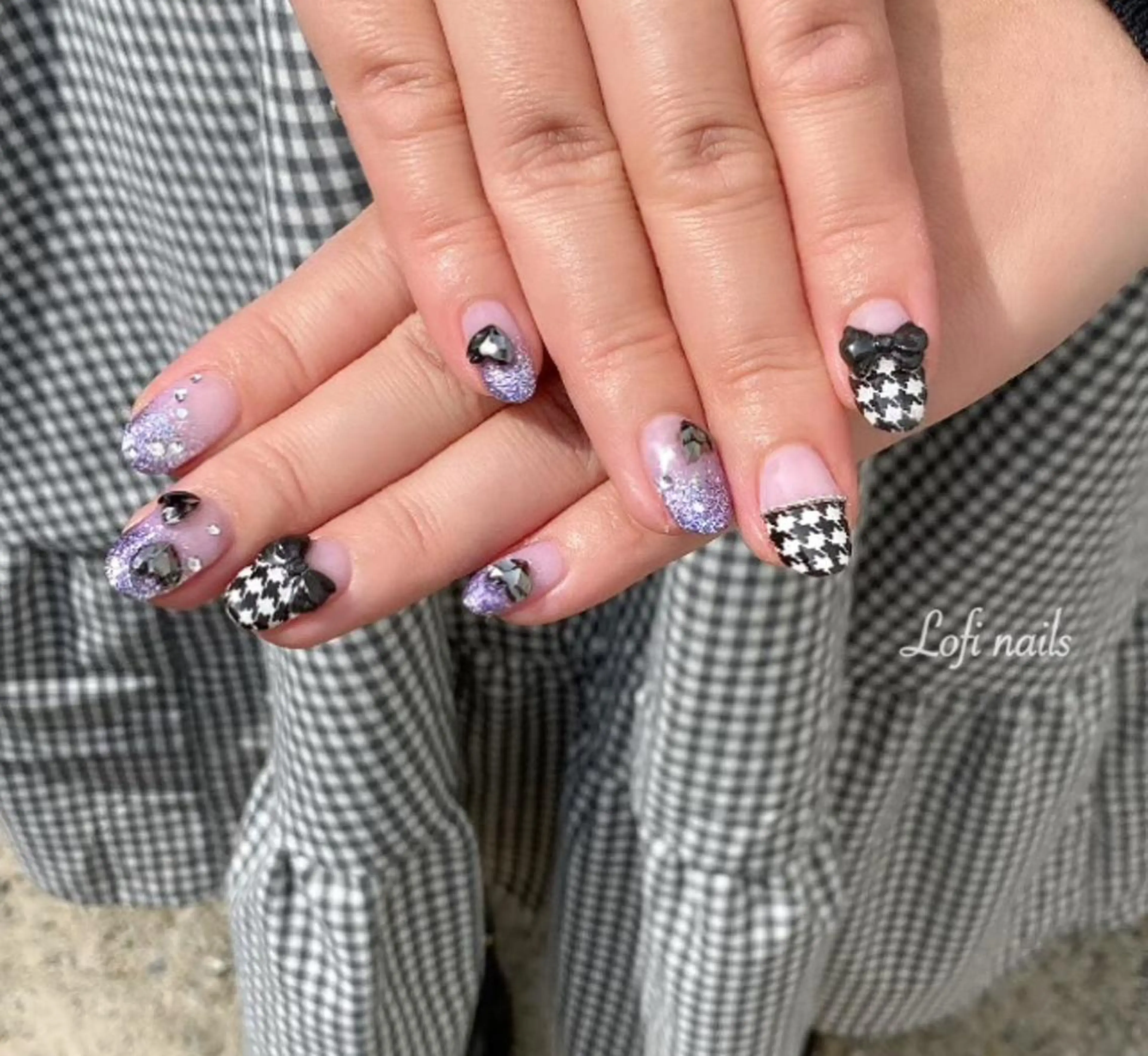 ミディアム ネイル Lofi nails ゆきこのネイルデザイン