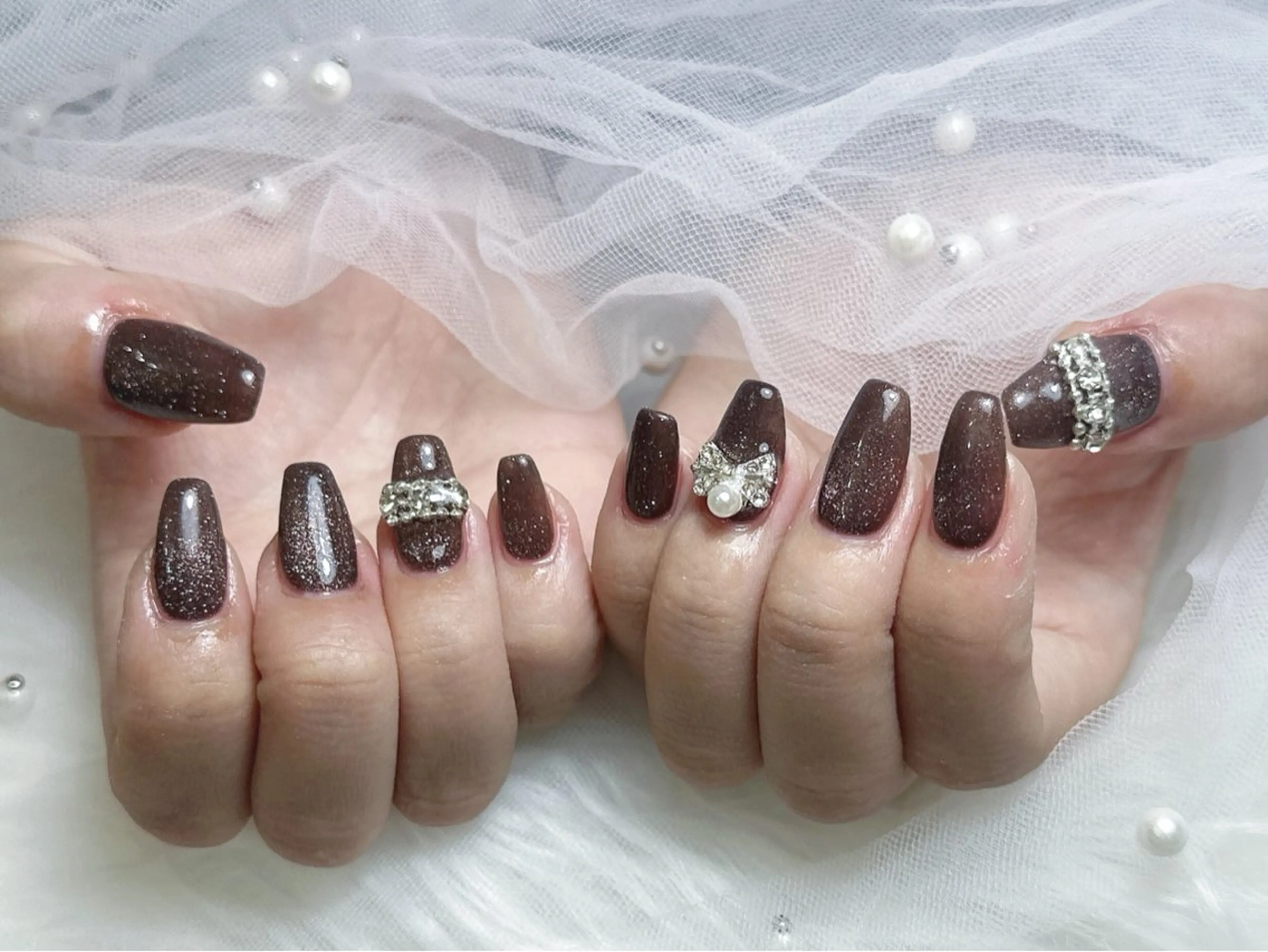 ネイル ハンドネイル 【Eclat エクラ】nail&beauty所属・Eclat〔エクラ〕 MOEKA𝜗𝜚*のネイルデザイン