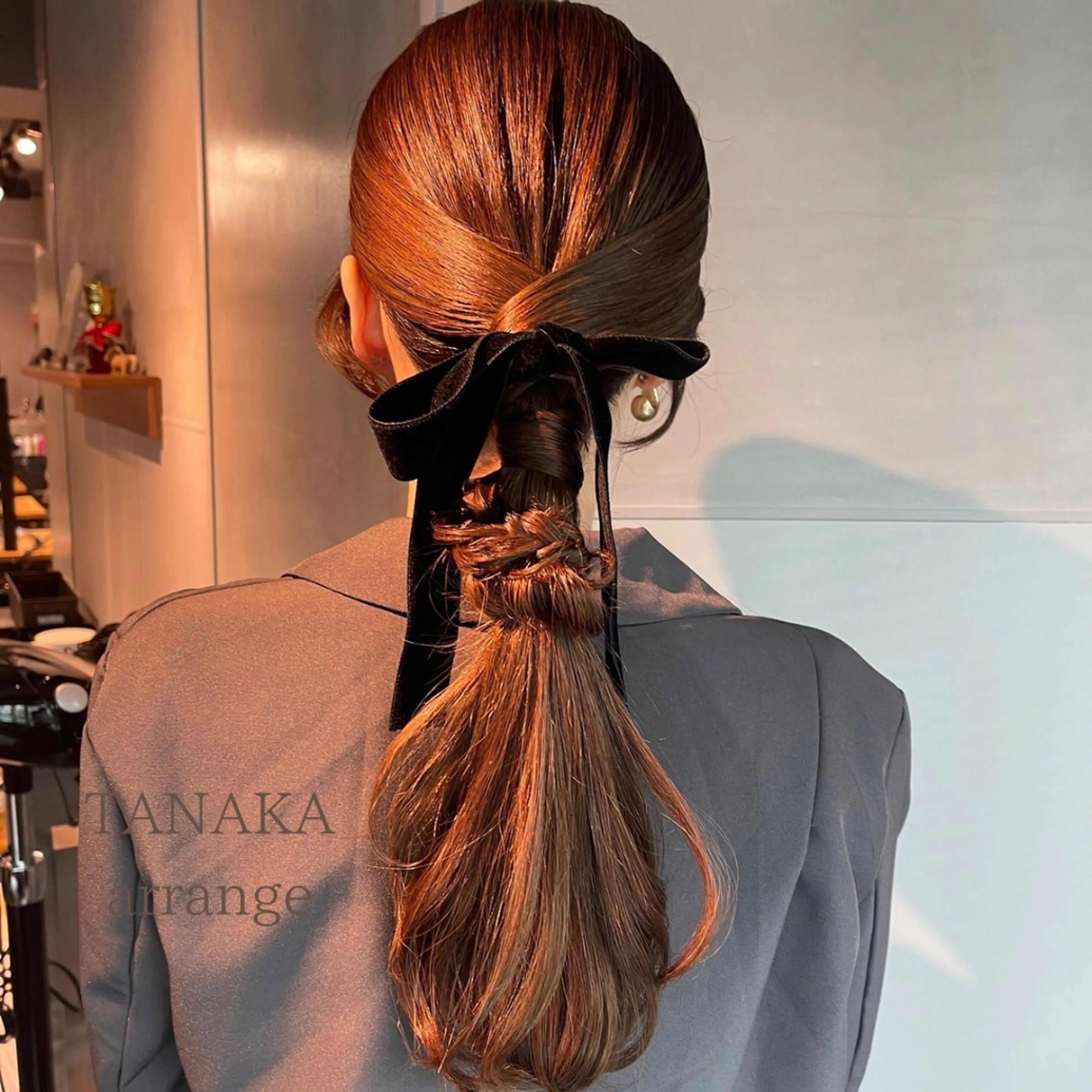 ヘアアレンジ 結婚式・ブライダル 卒業式のヘアスタイル charm《銀座》 ヘアセット/縮毛矯正のヘアスタイル