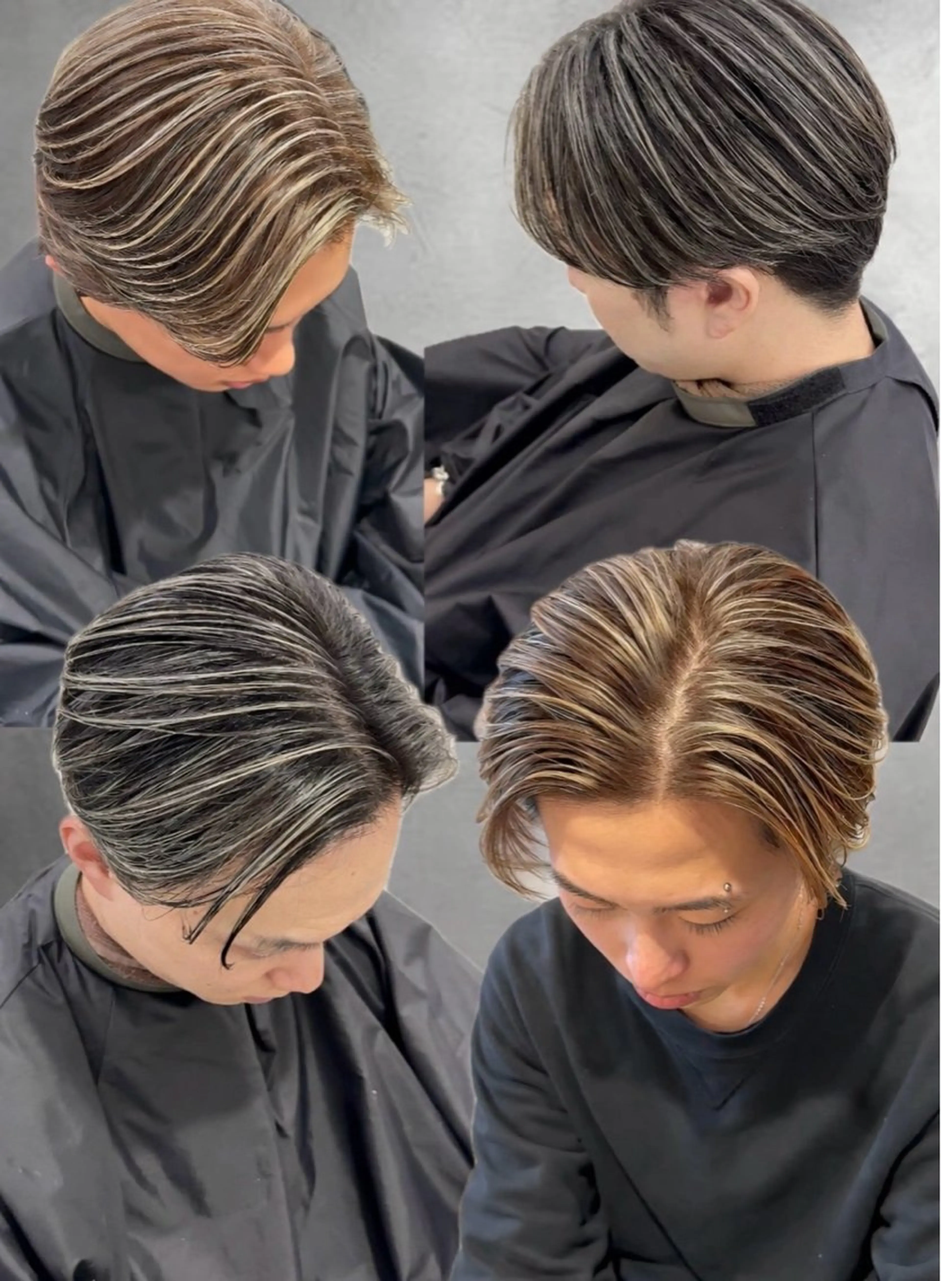 ショート 🇺🇸ルミナ🔥 海外ハイライトのヘアスタイル