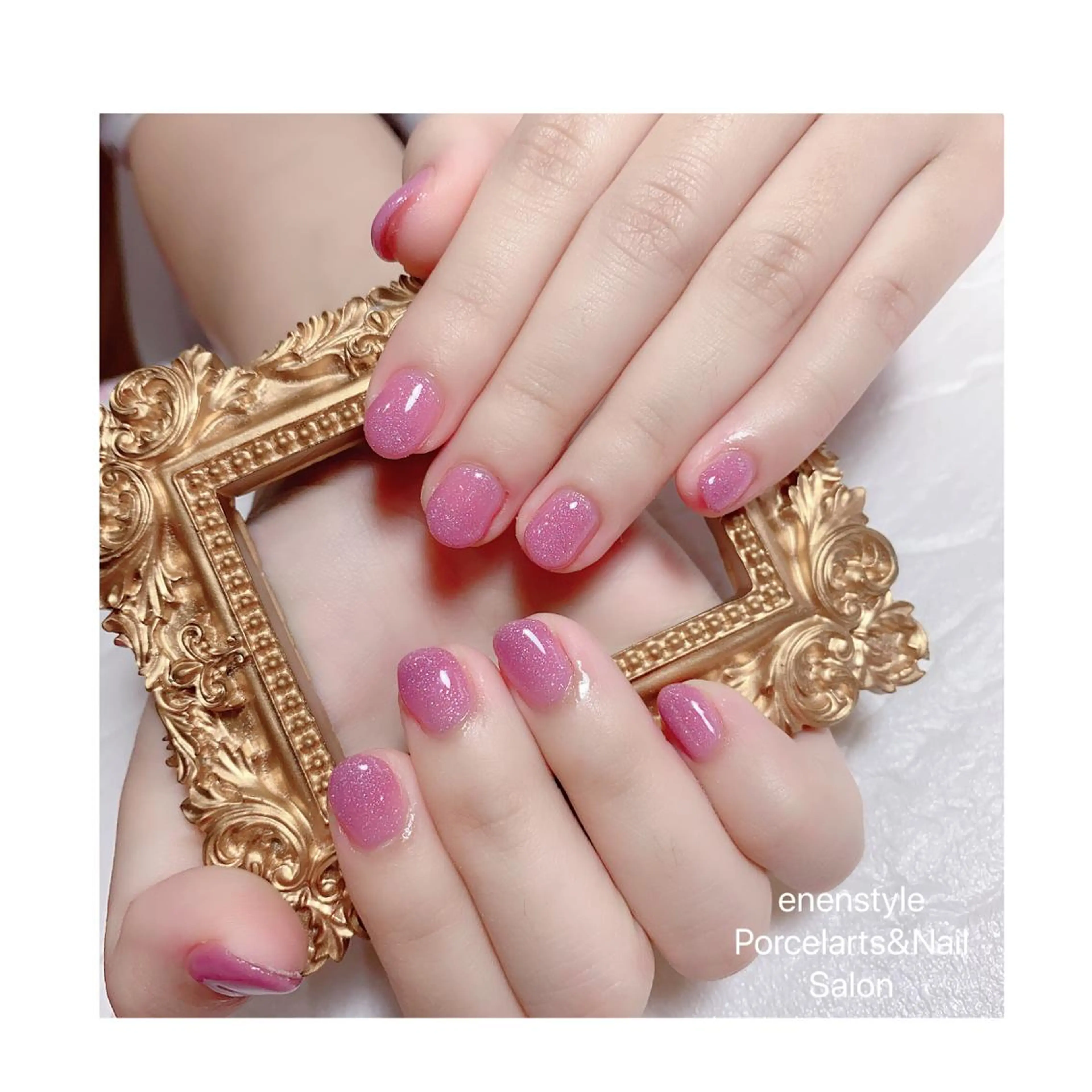 ショート ネイル ジェルネイル ニュアンスネイル オフィスネイル ワンカラーネイル パラジェル 👑enen style👑のネイルデザイン