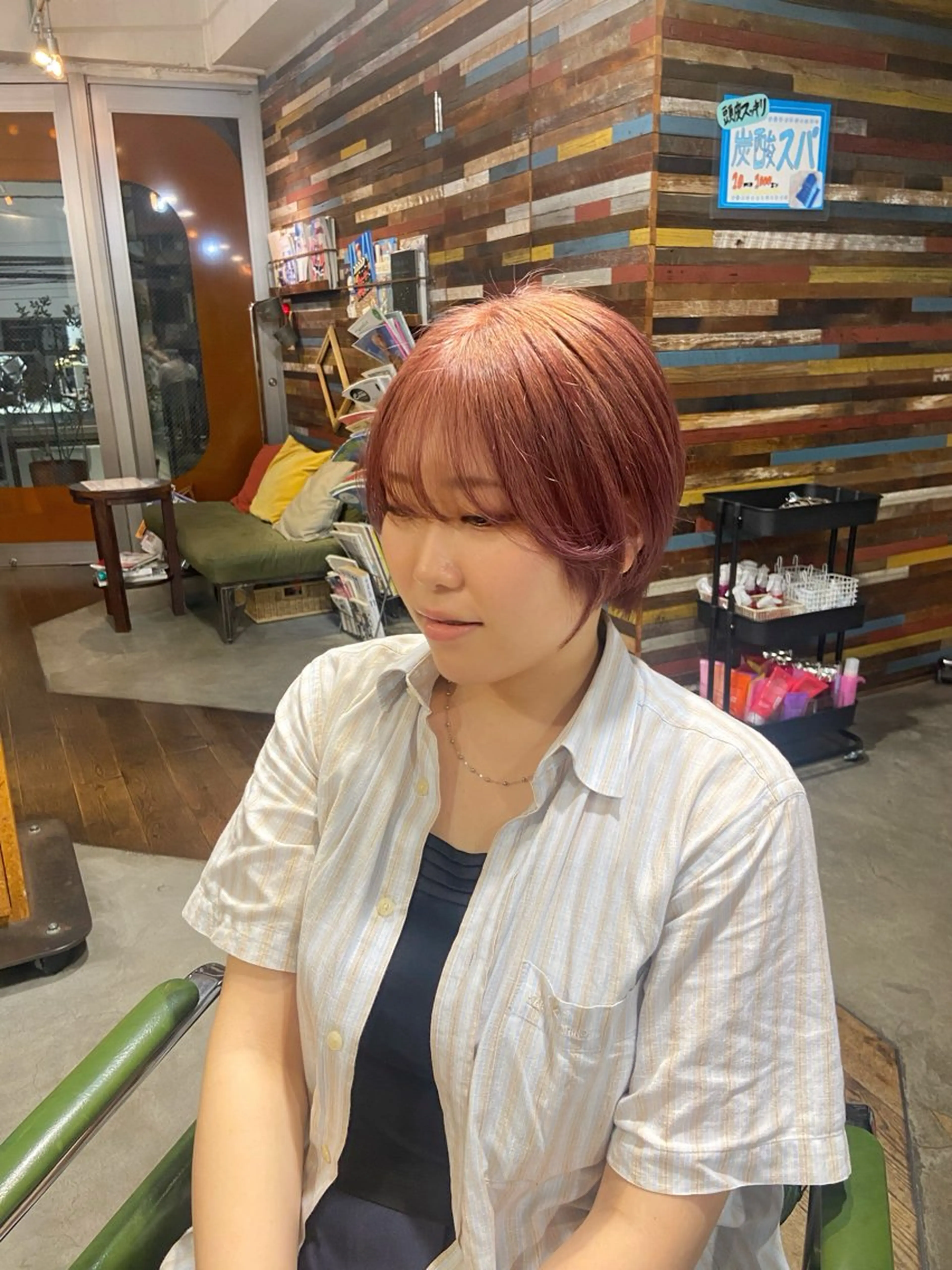 カラー ヘアカラー 🧃吉祥寺/ショート ボブ/カサイ🧃のヘアスタイル