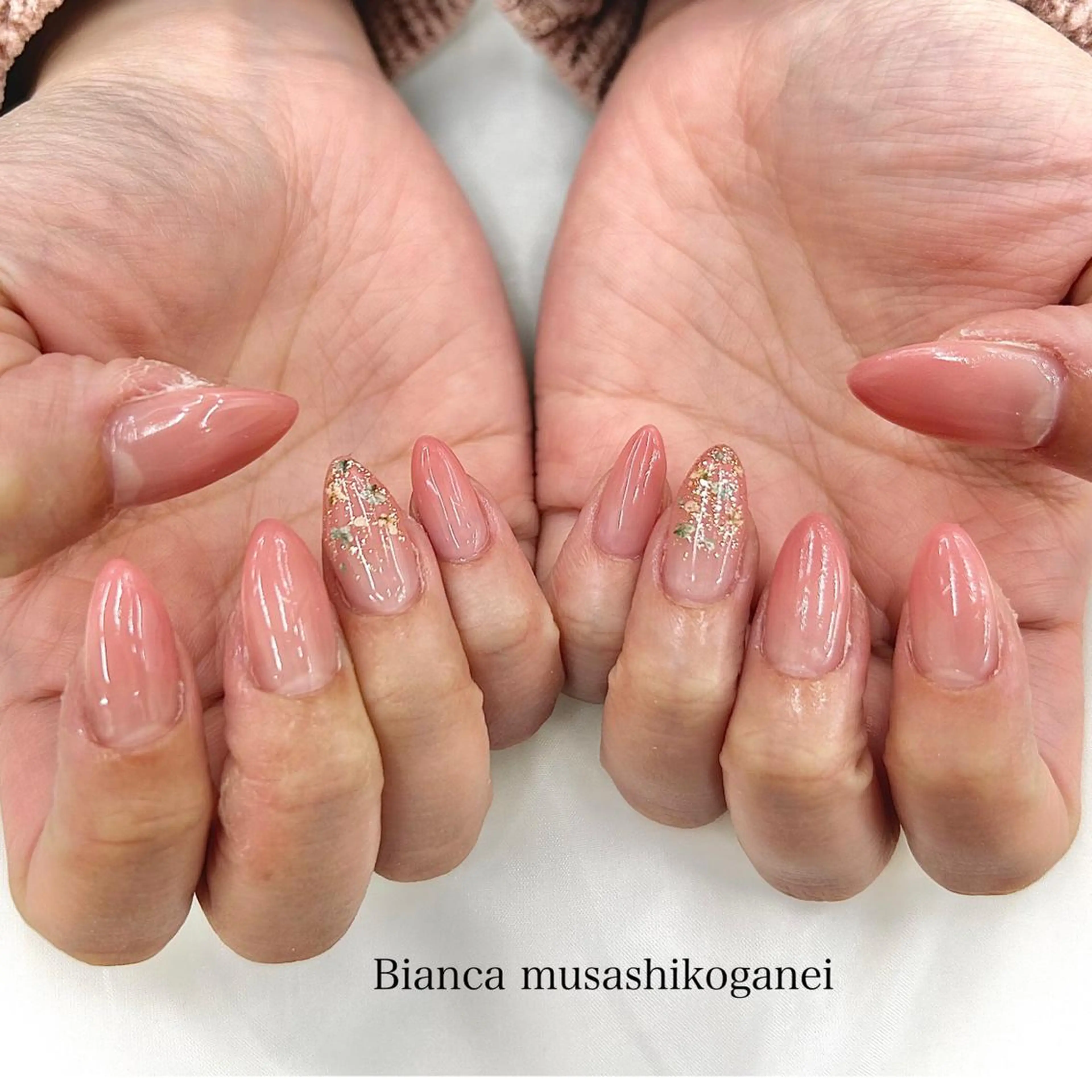 ネイル 春ネイル Bianca 武蔵小金井　ほしののネイルデザイン