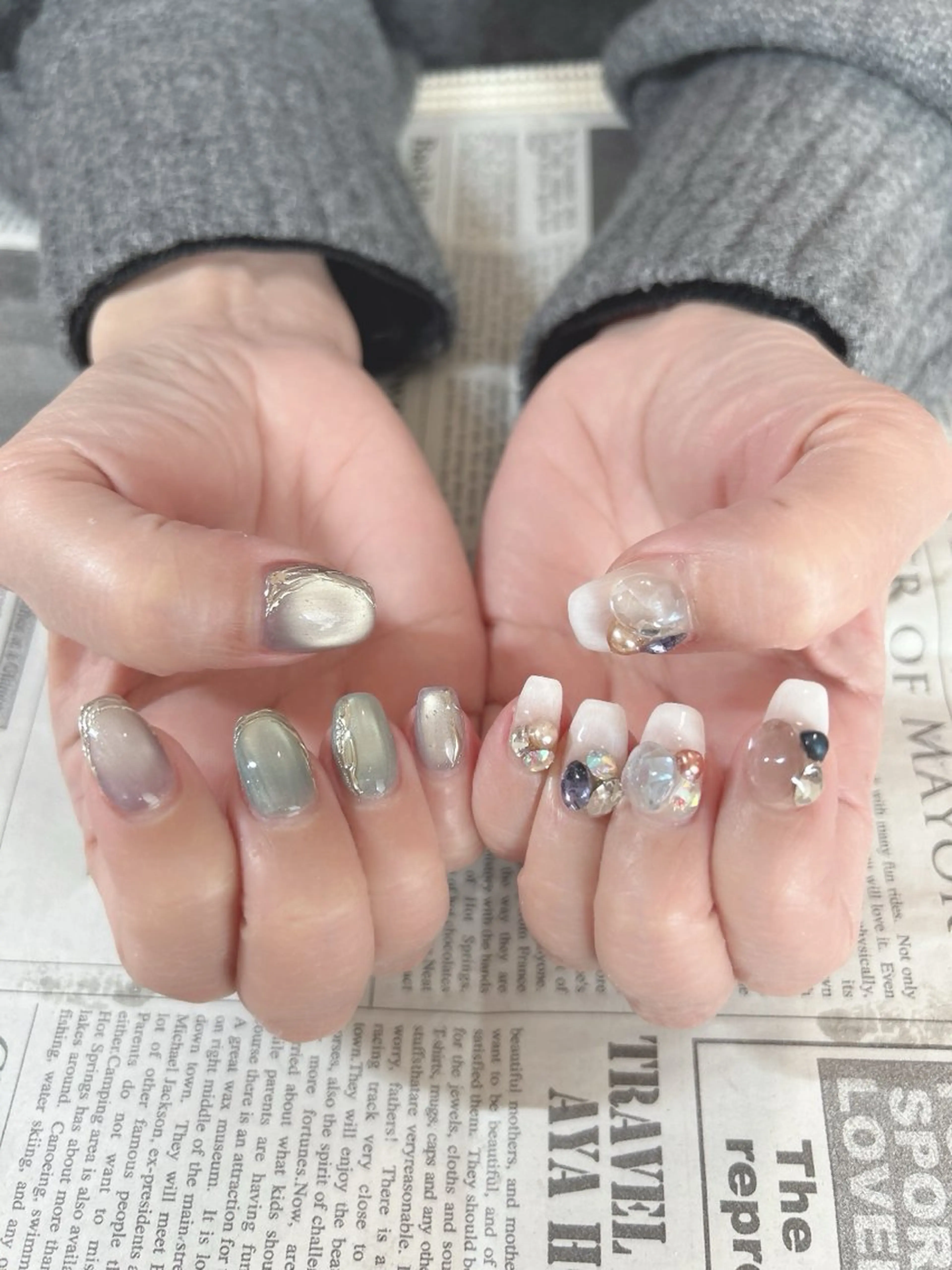 ネイル ハンドネイル ハンドケア 森山 舞のネイルデザイン