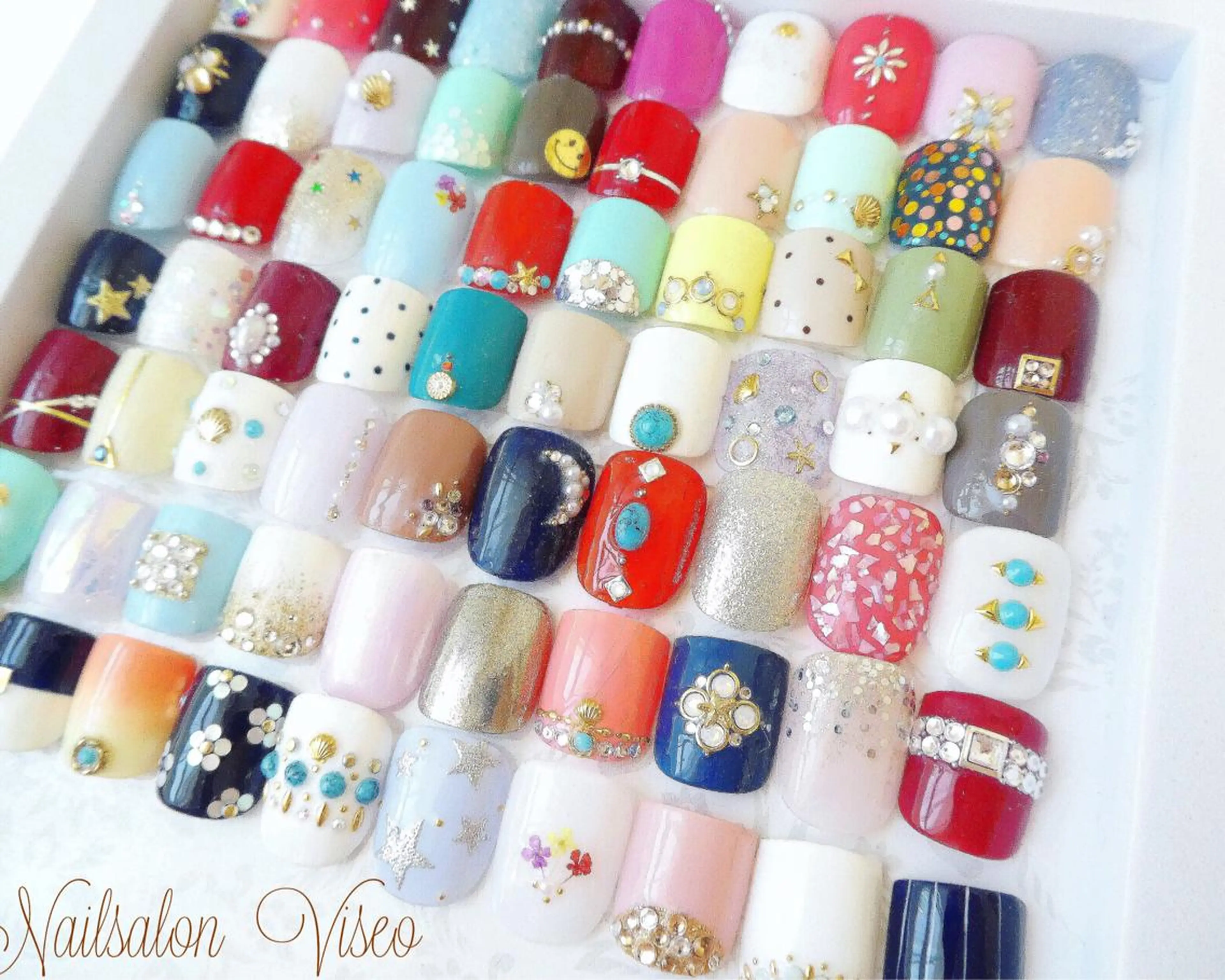 ネイル Viseo《6週間 長持ちパラジェル》のネイルデザイン