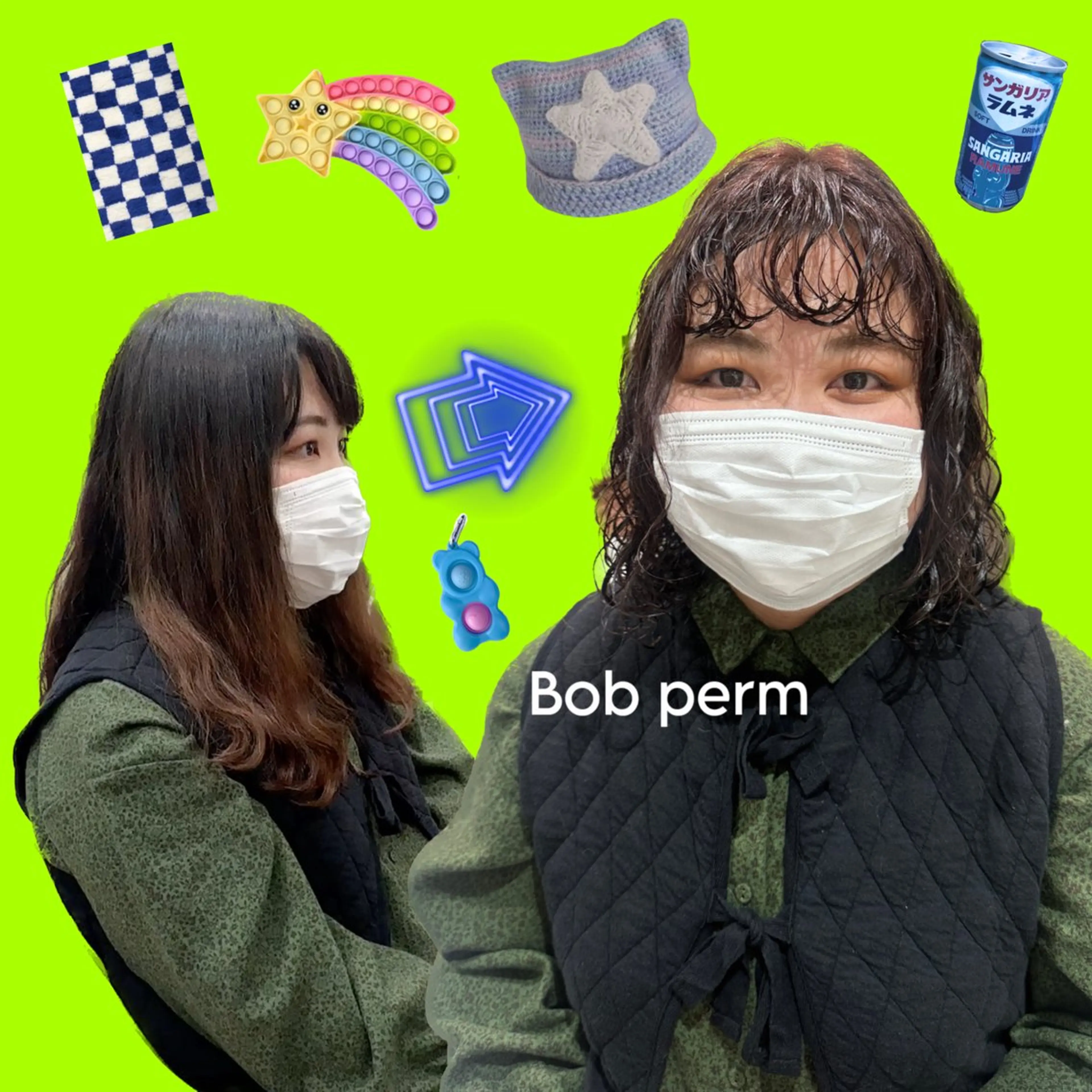 ミディアム パーマ LANKA所属・ブリーチパーマ 🎀Rumiのヘアスタイル