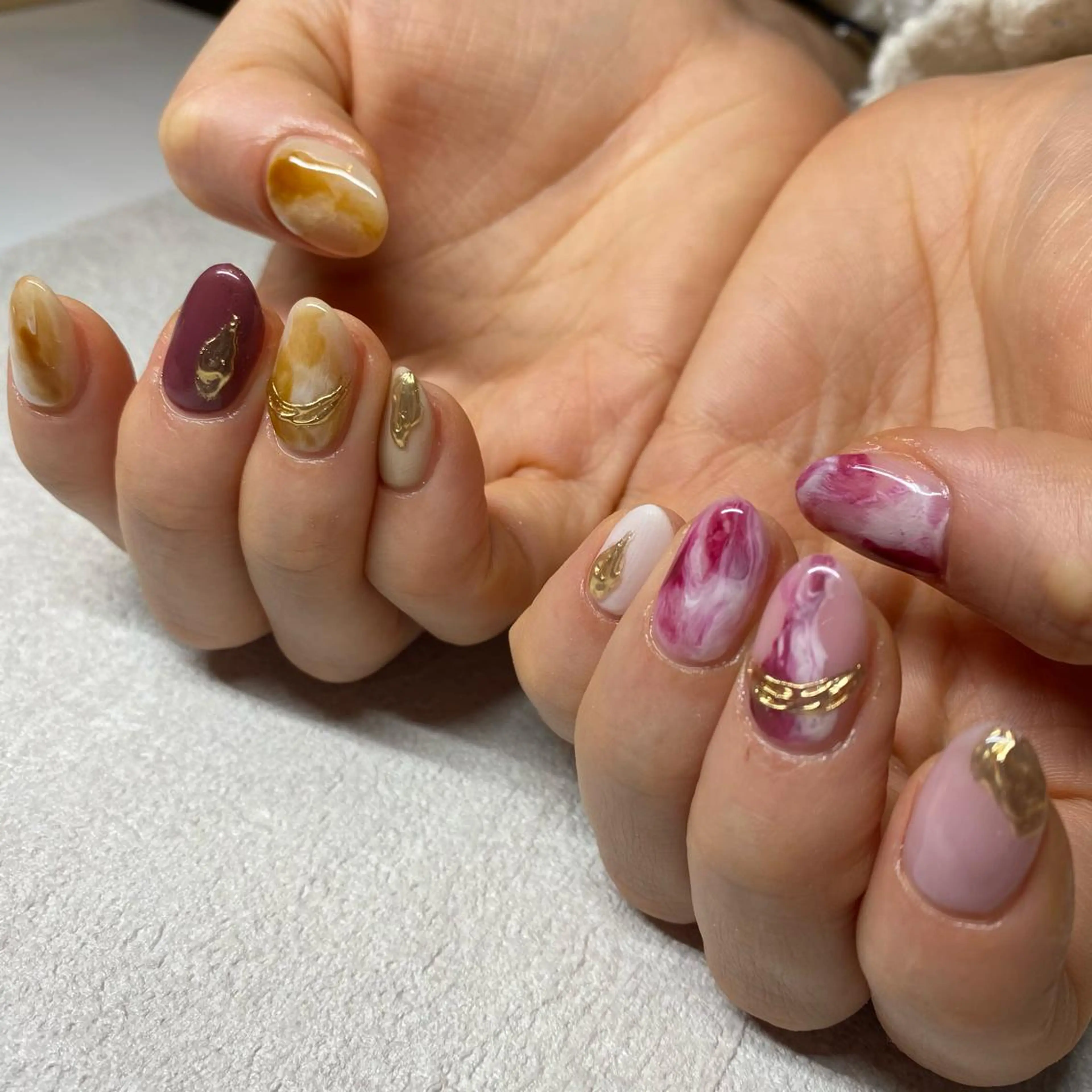 ネイル ハンドネイル NORA nail UMEDA MAIのネイルデザイン