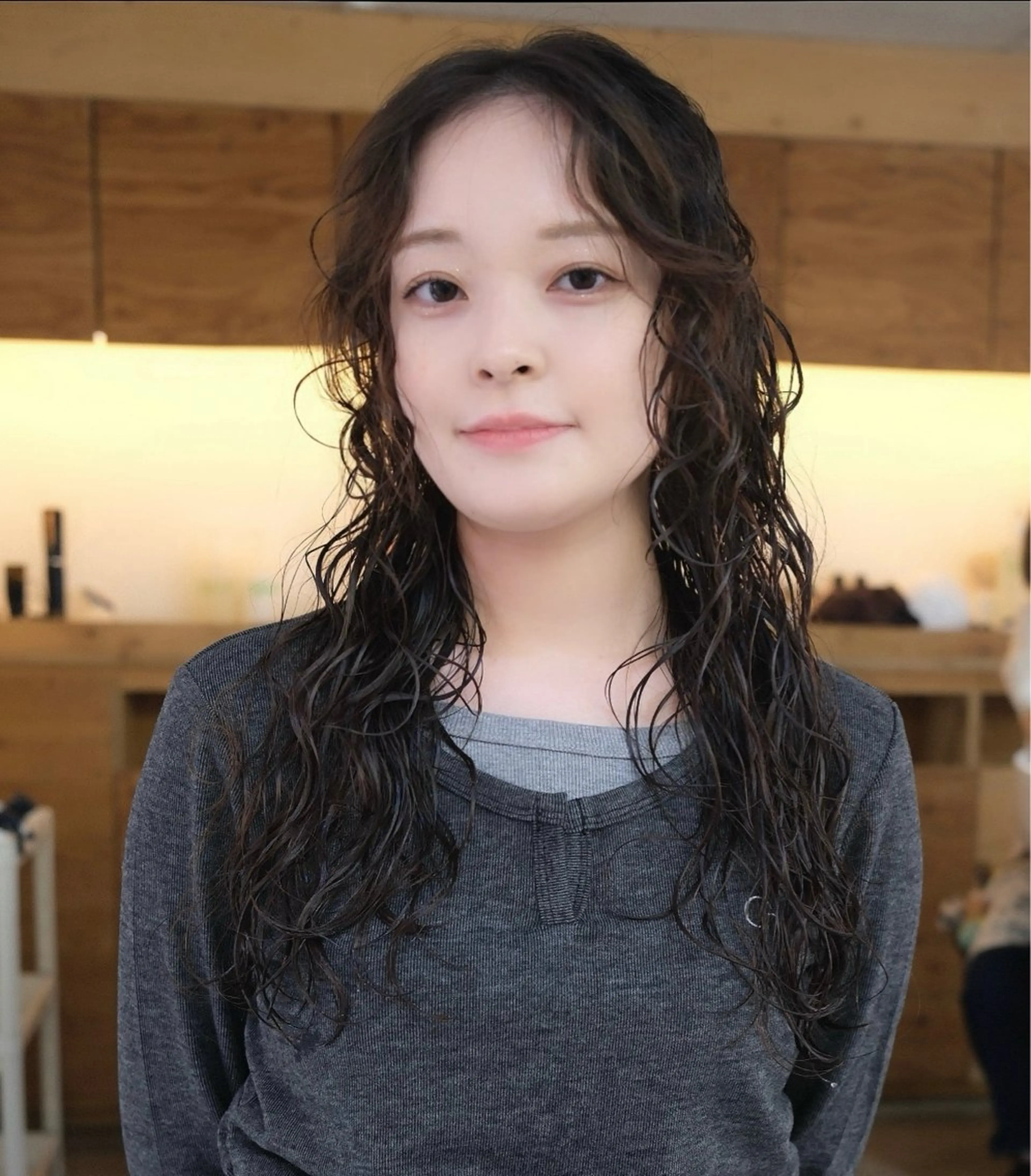 ミディアム カット パーマ トリートメント udaハイトーン /ボブ/レイヤーのヘアスタイル