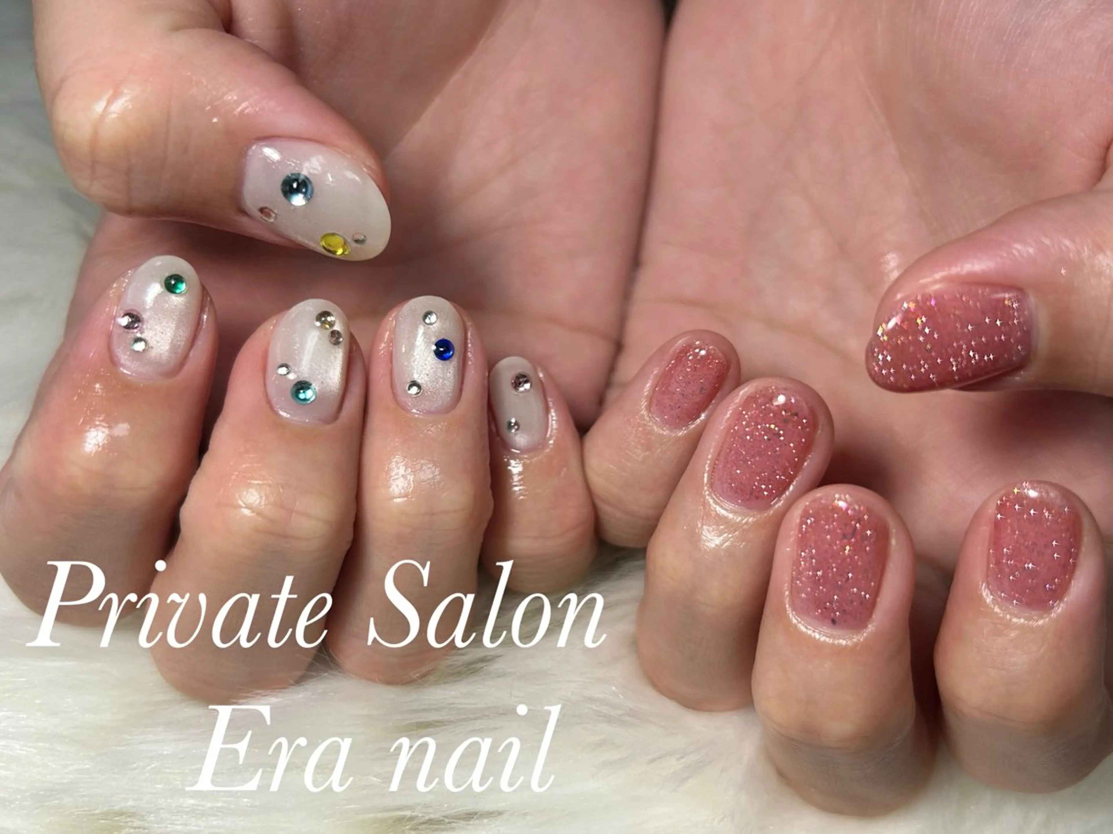 ネイル 持ち込み ハンドネイル Era nailのネイルデザイン