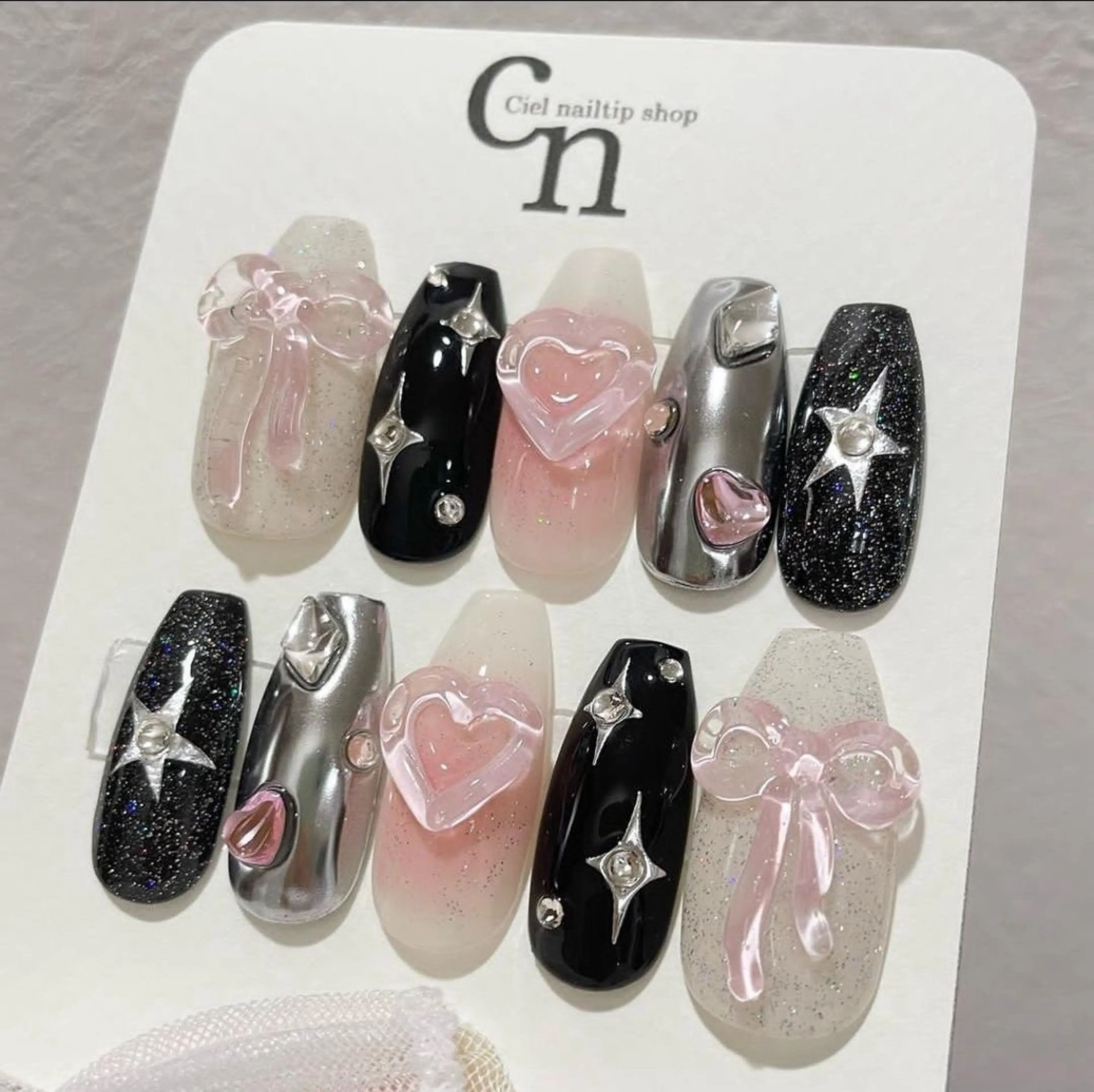 ネイル マグネットネイル ミラーネイル 冬ネイル Lee Nailsのネイルデザイン