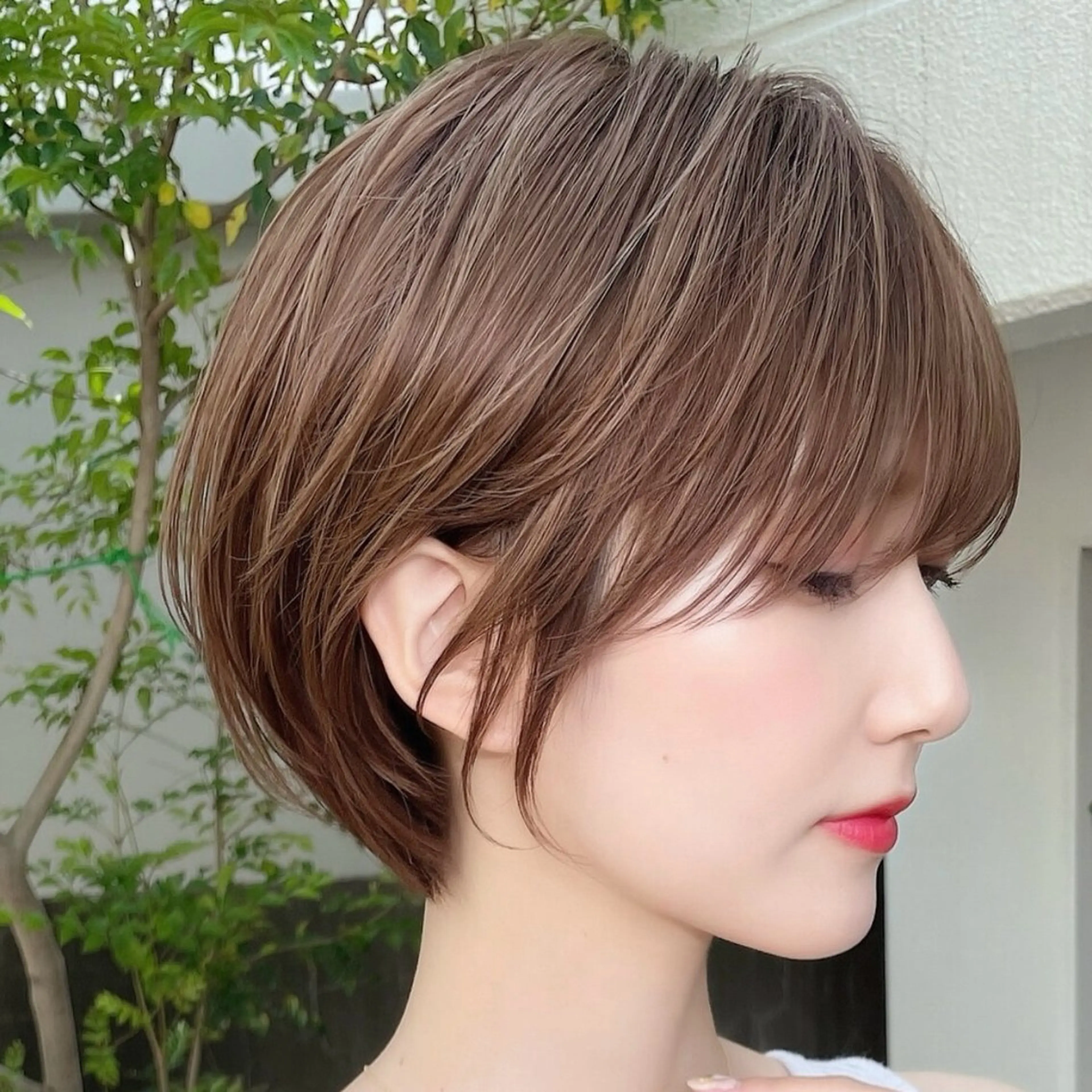 ショート カット ヘアカラー トリートメント 井上 一青 /ショート/ボブのヘアスタイル