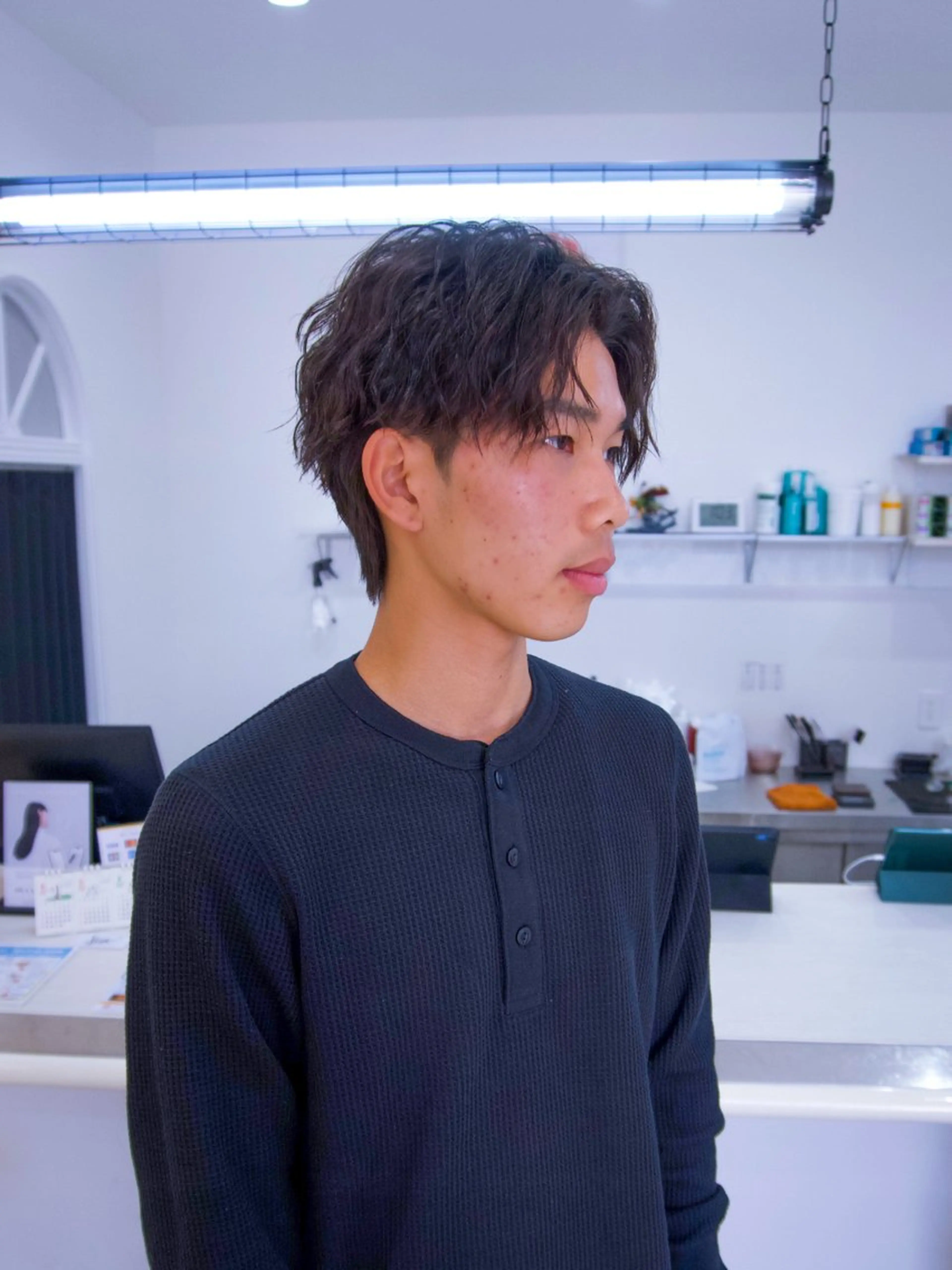 パーマ メンズ カット パーマ 吉田 みき ｜磐田｜メンズサロンのヘアスタイル