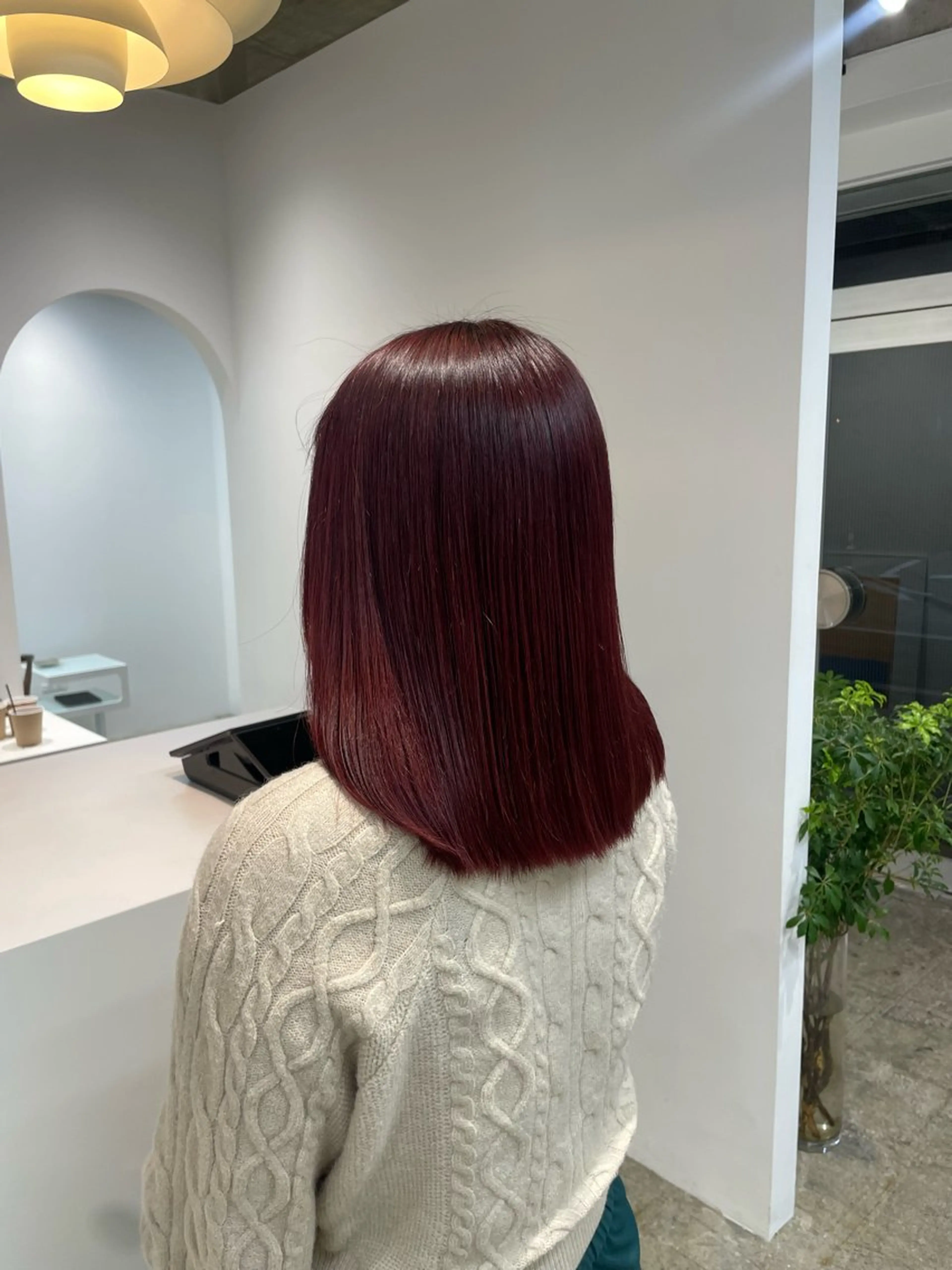 ミディアム 𝘚𝘶𝘻𝘶 𓂃𓈒𓏸のヘアスタイル