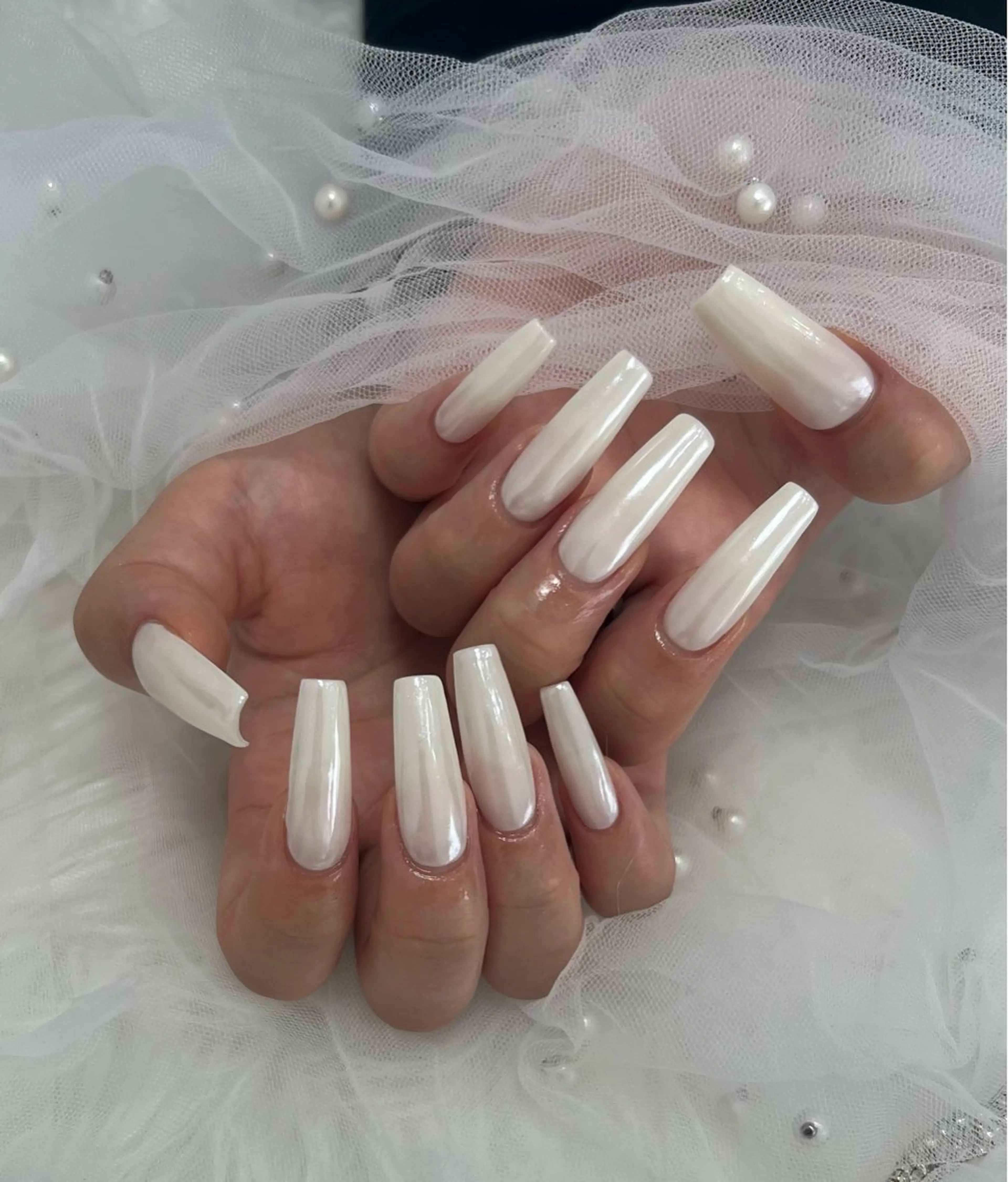 ネイル ロングネイル ハンドネイル pyuna. nailのネイルデザイン