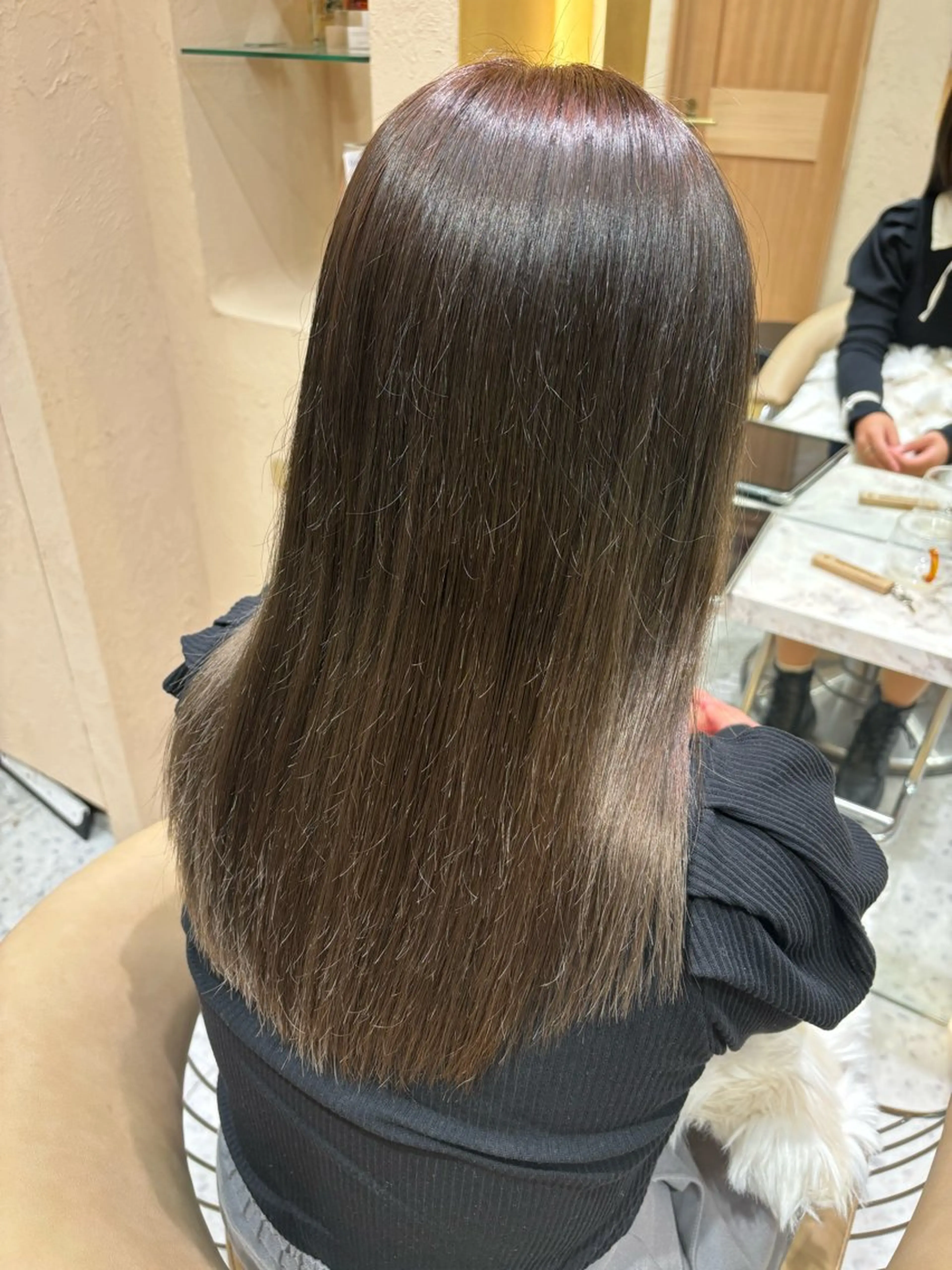 ロング カラー あかね☆ヘアアレンジ /ボブ/縮毛矯正のヘアスタイル