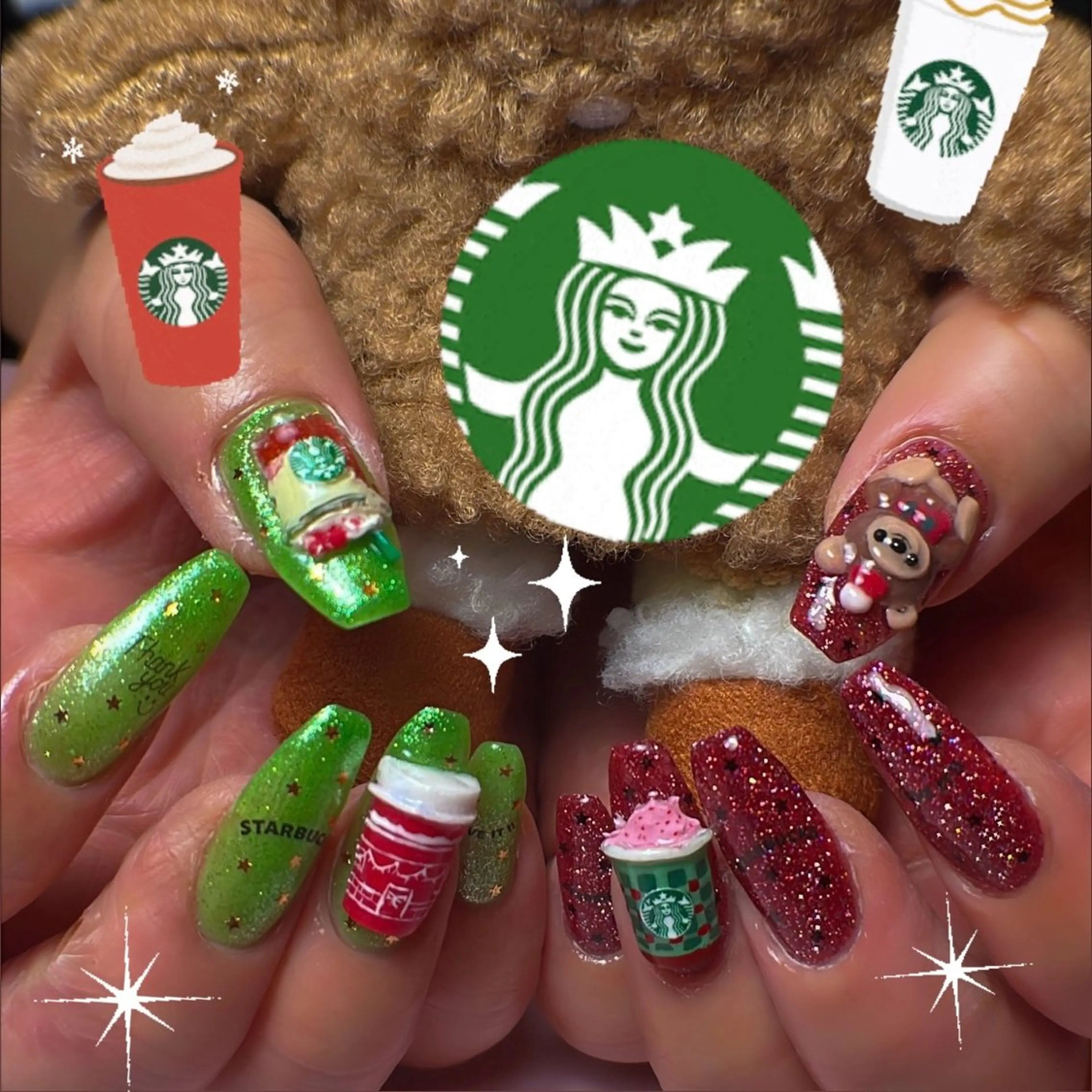 ネイル 冬ネイル クリスマス ハンドネイル ハンドケア ナツインフィニティ ネイルズ（なつ）のネイルデザイン