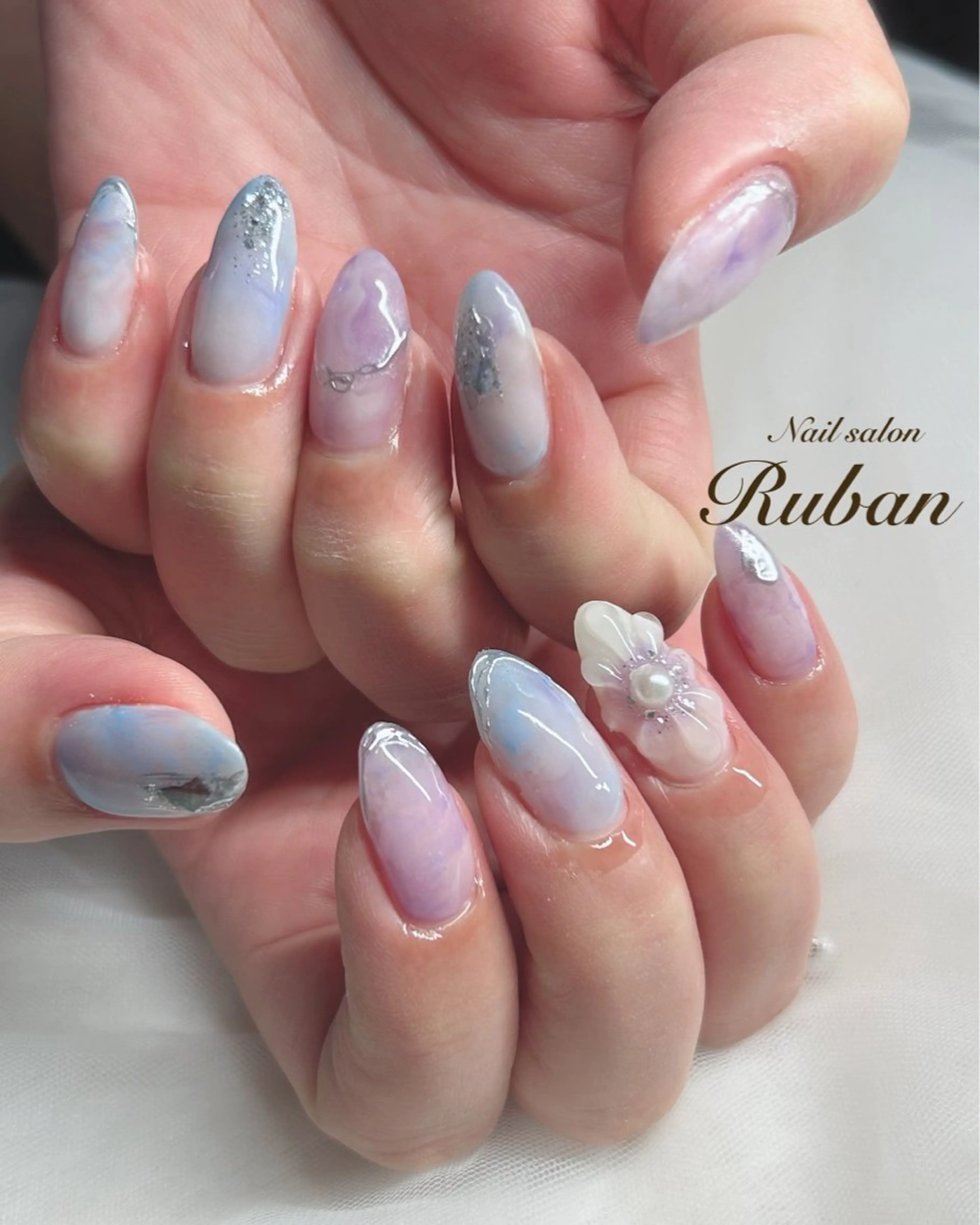 ネイル アートネイル 持ち込み ぷっくりネイル Nail salon Rubanのネイルデザイン