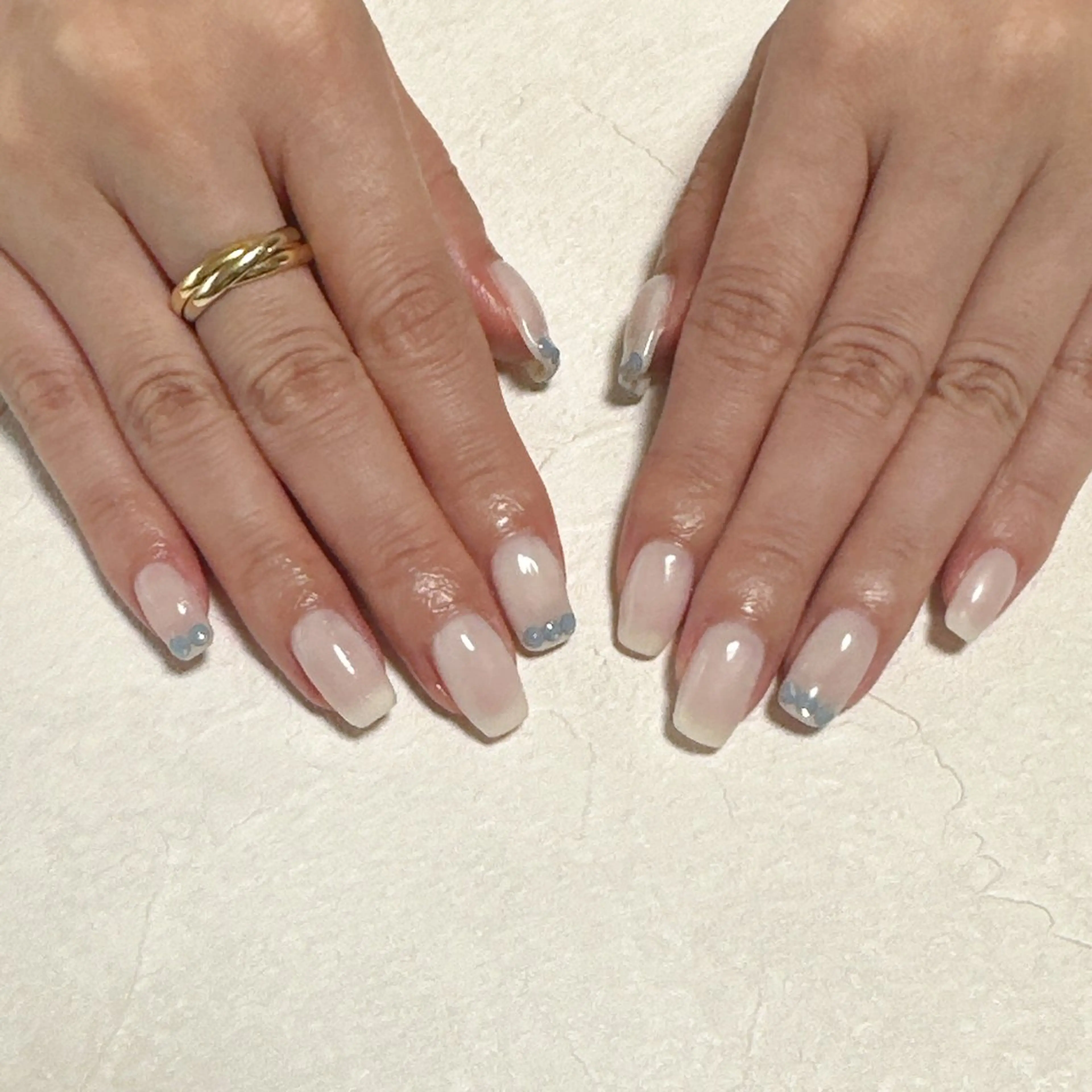 ネイル オーロラネイル フットネイル フレンチネイル ジェルネイル 韓国ネイル ハンドネイル kiki nail &brow二子玉川の眉毛・アイブロウイメージ