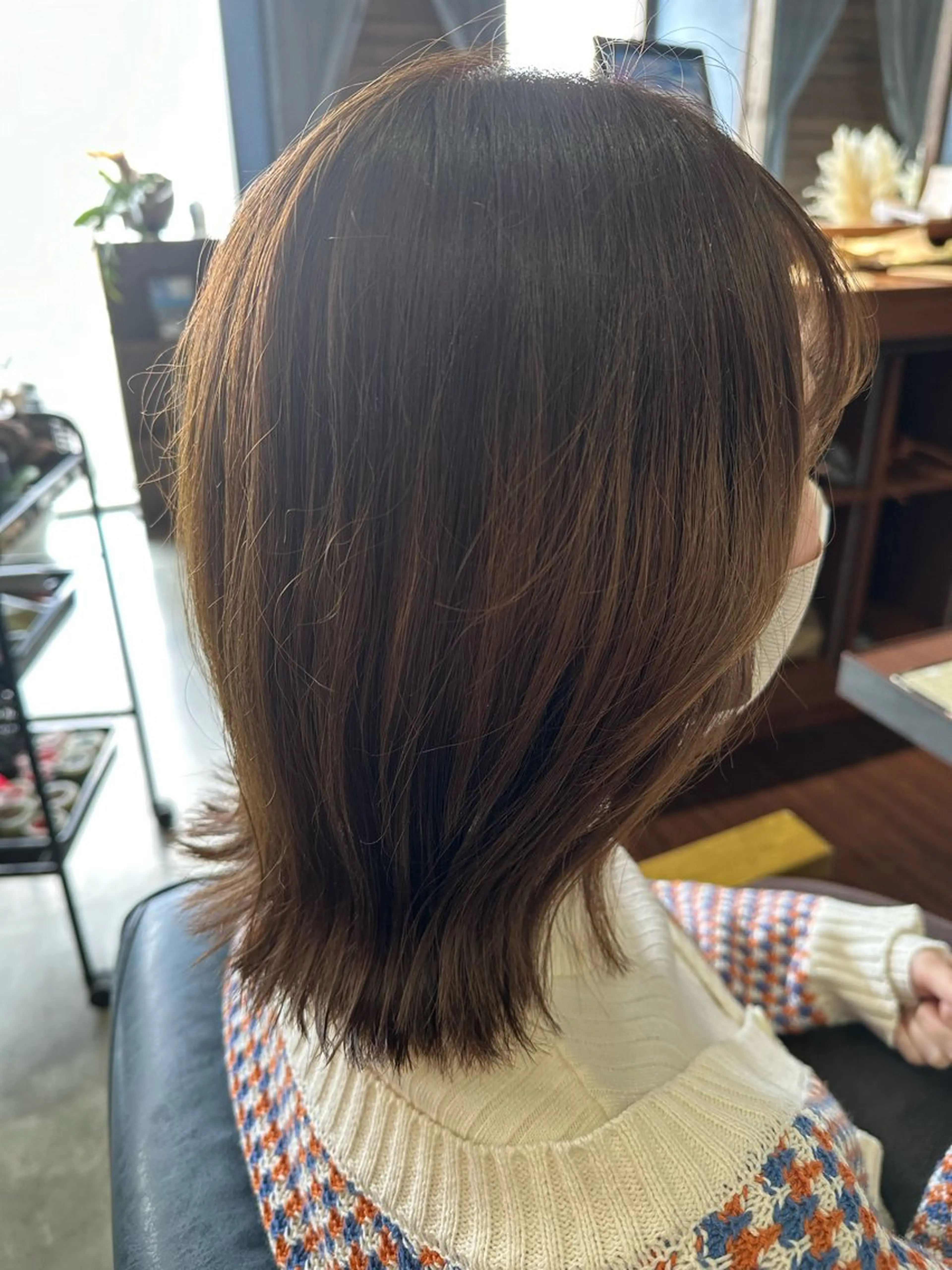 ミディアム カット ヘアカラー トリートメント 🎀Kubu🍀 Natsumu🎀のヘアスタイル