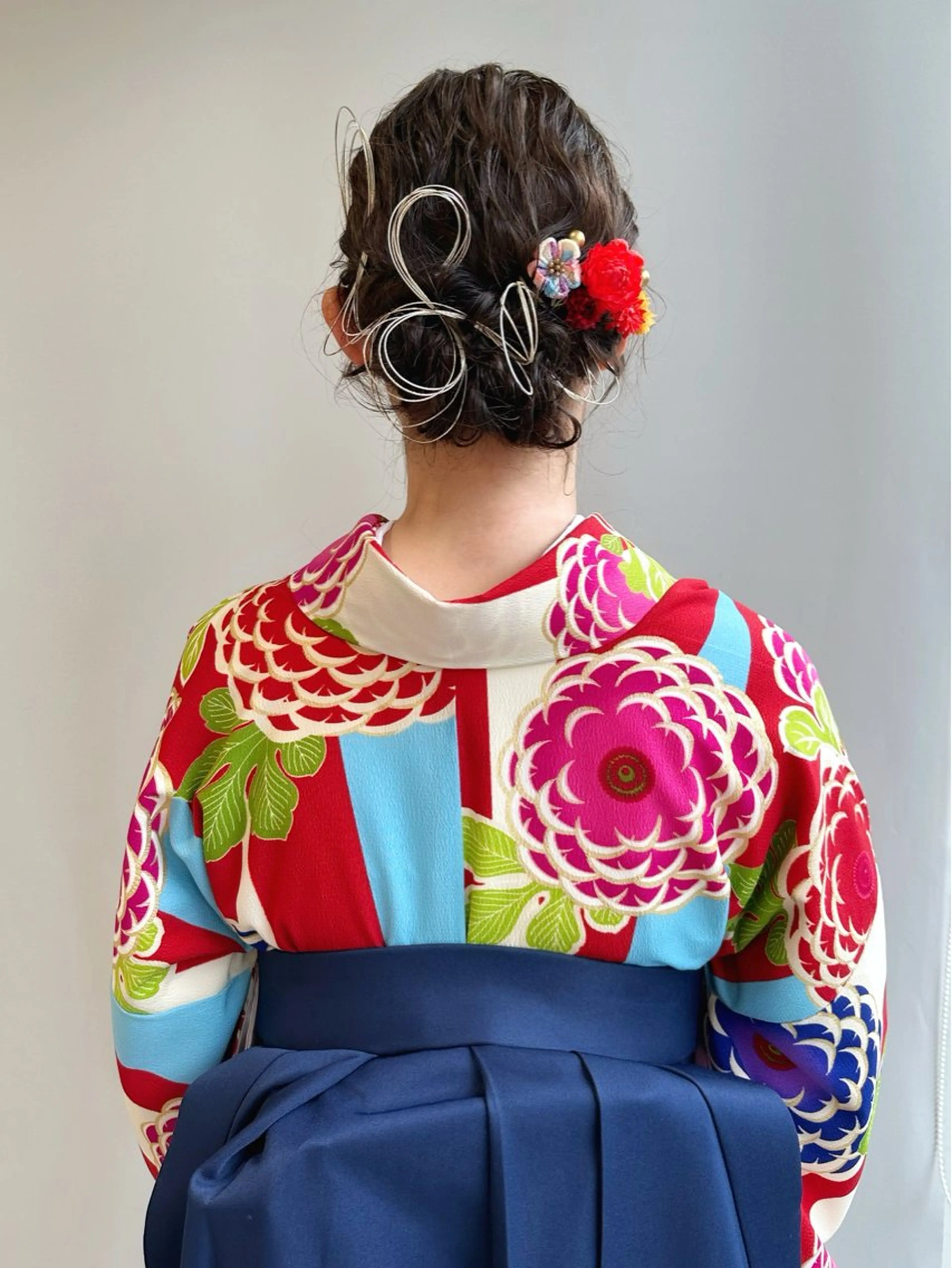 ロング カラー ヘアアレンジ ヘアセット hibiki/セット /透明感カラーのヘアスタイル