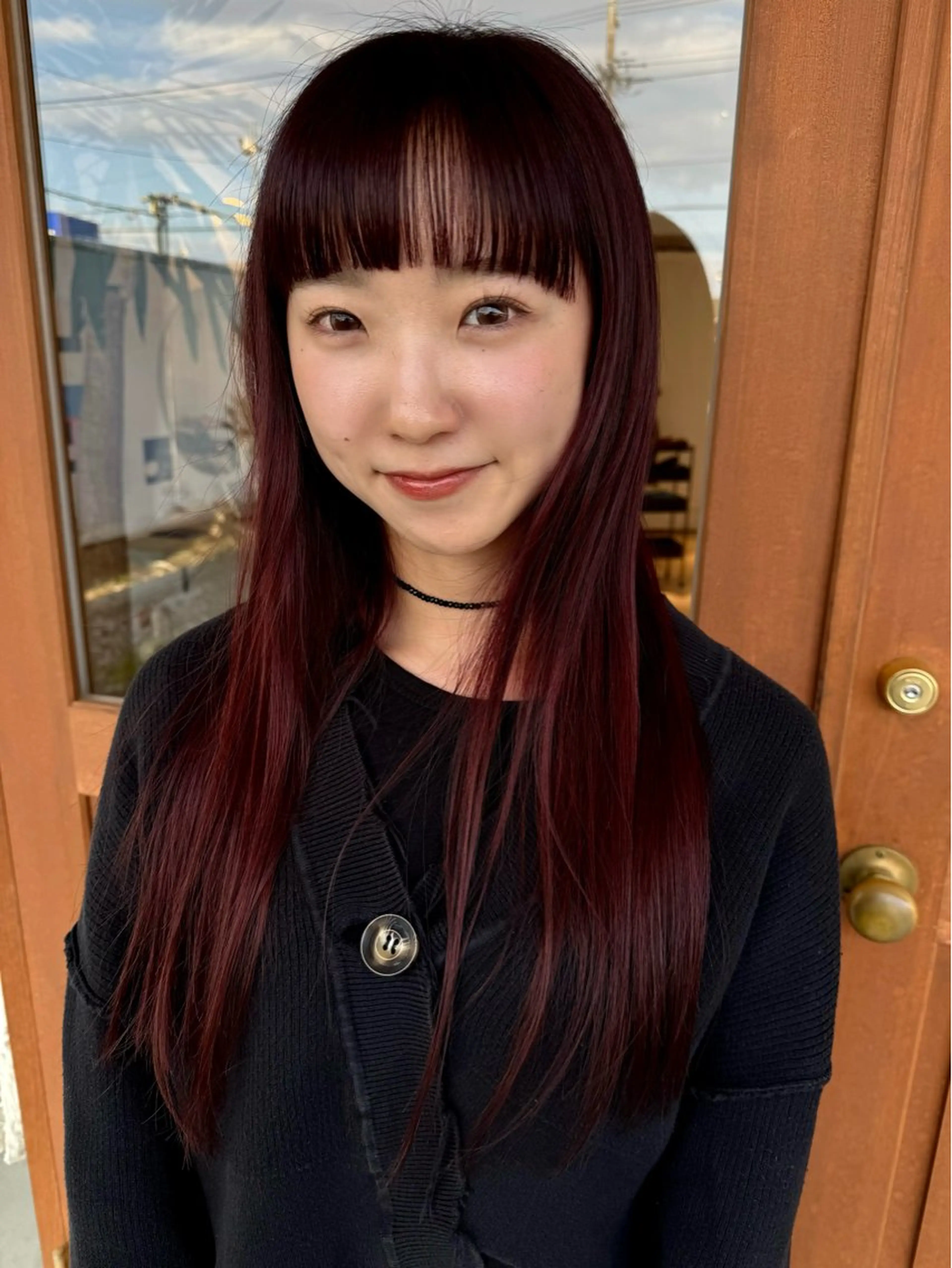 前髪カット➕プレミアムケアカラー➕リケラ3STEPトリートメントの写真