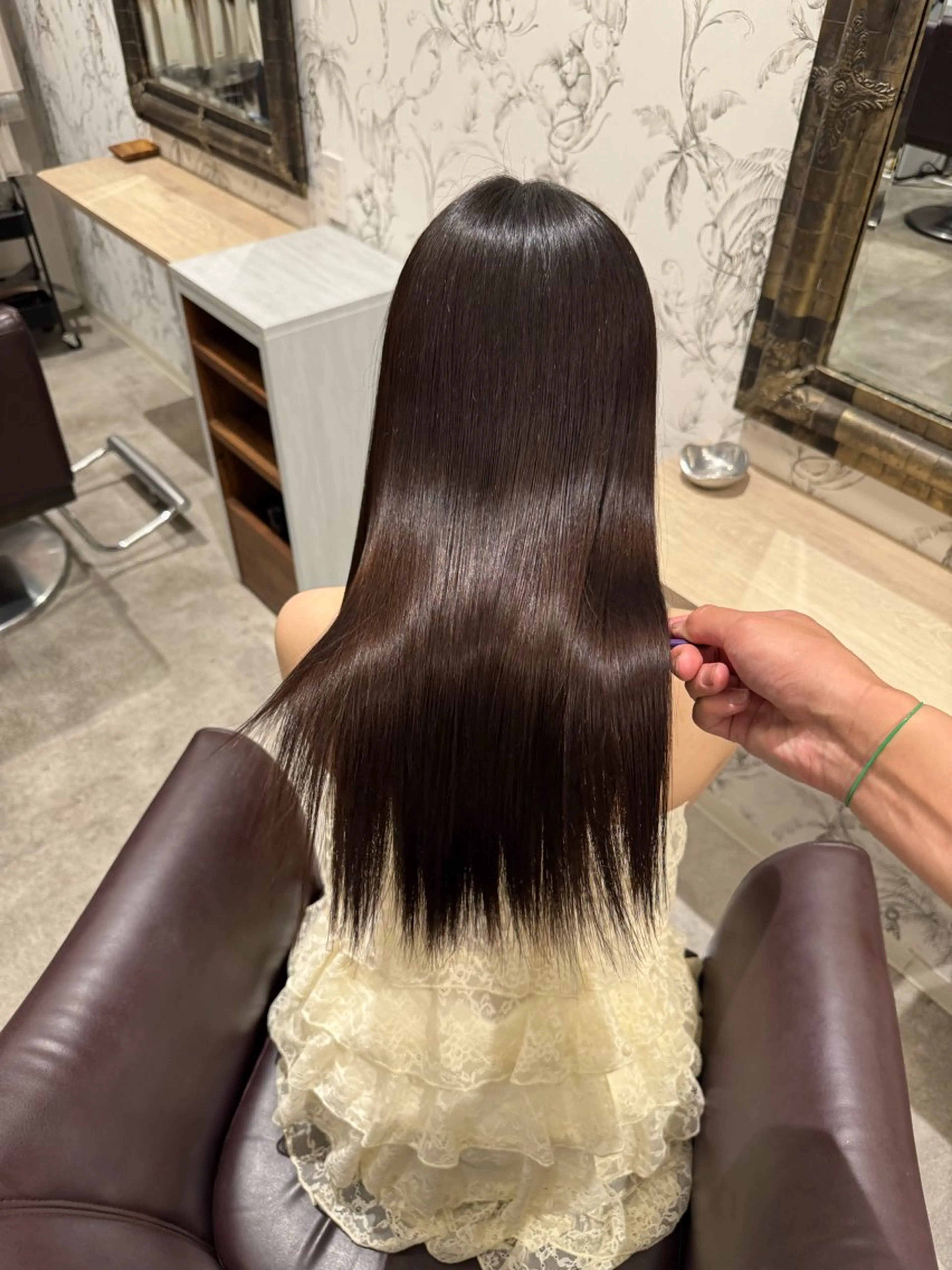 ロング トリートメント 大名/透明感カラー/ 中明度カラー/徹平のヘアスタイル